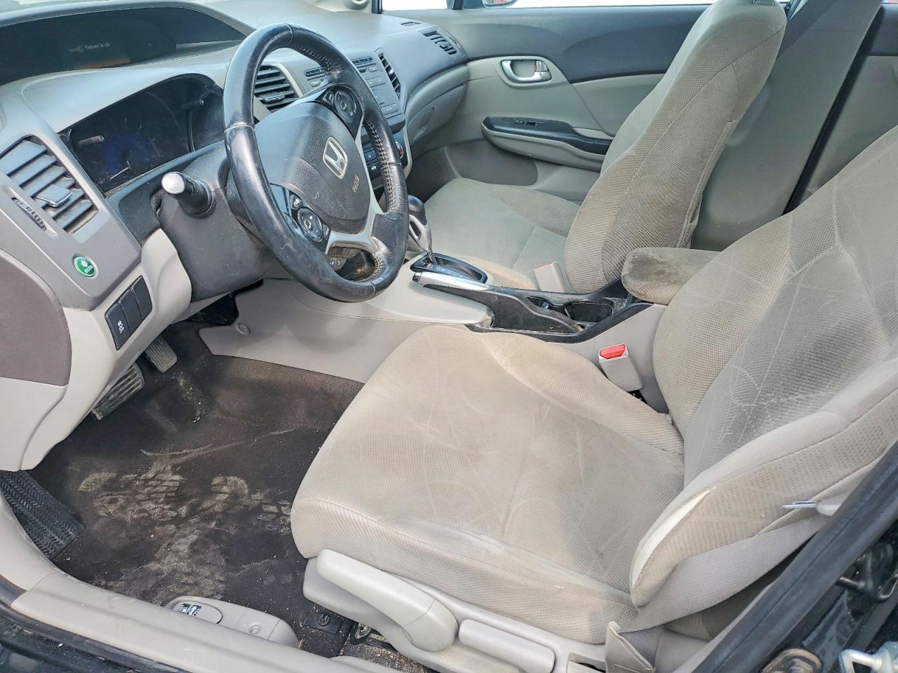 2012 Honda Civic Lx Black vin: 2HGFB2F55CH030308