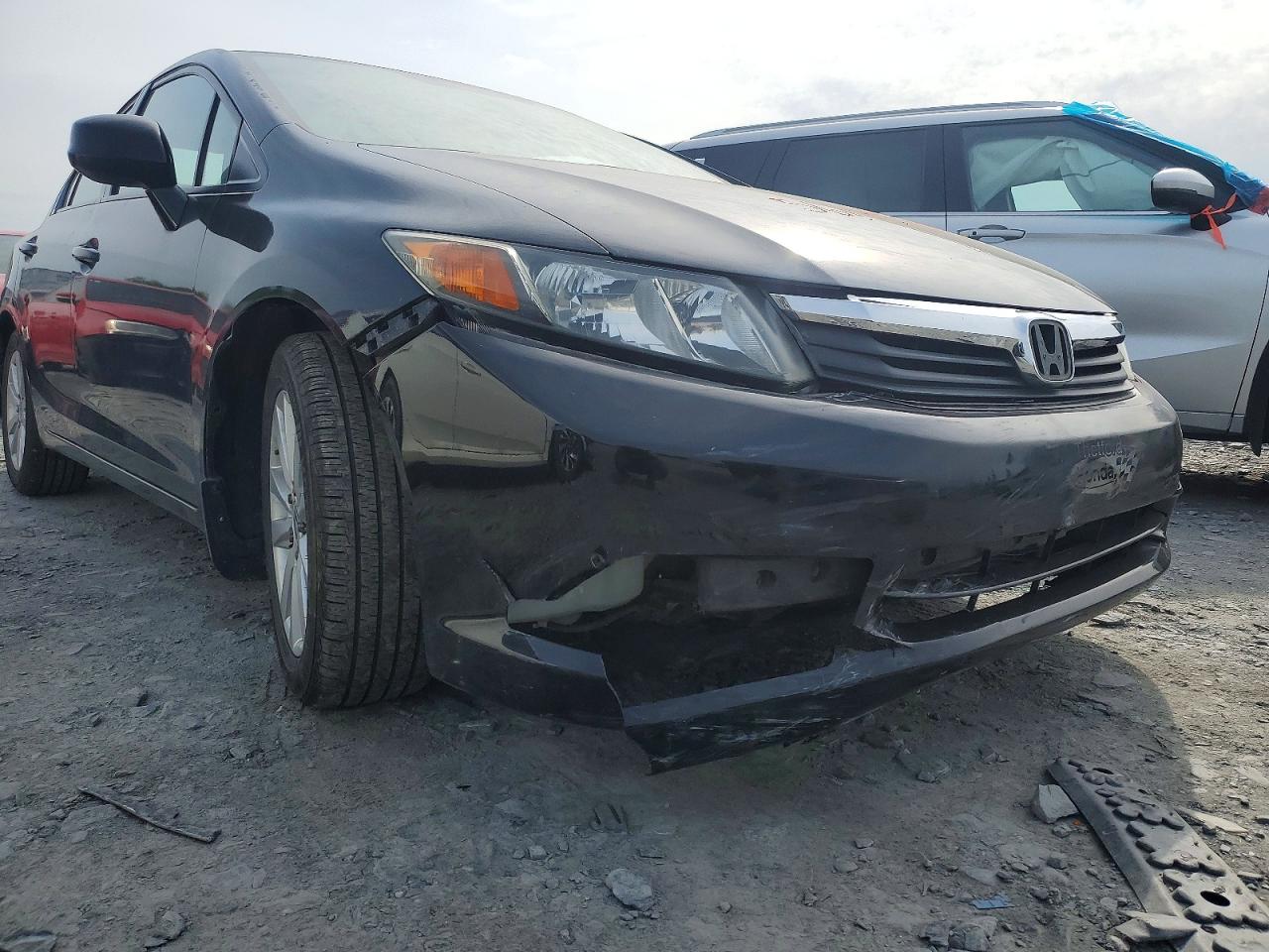 2012 Honda Civic Lx Black vin: 2HGFB2F55CH030308