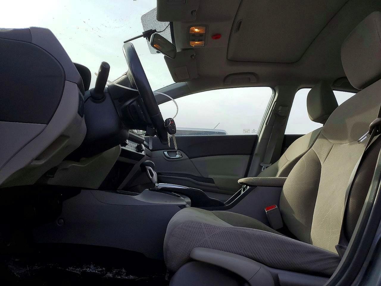 2012 Honda Civic Lx Gray vin: 2HGFB2F55CH109820
