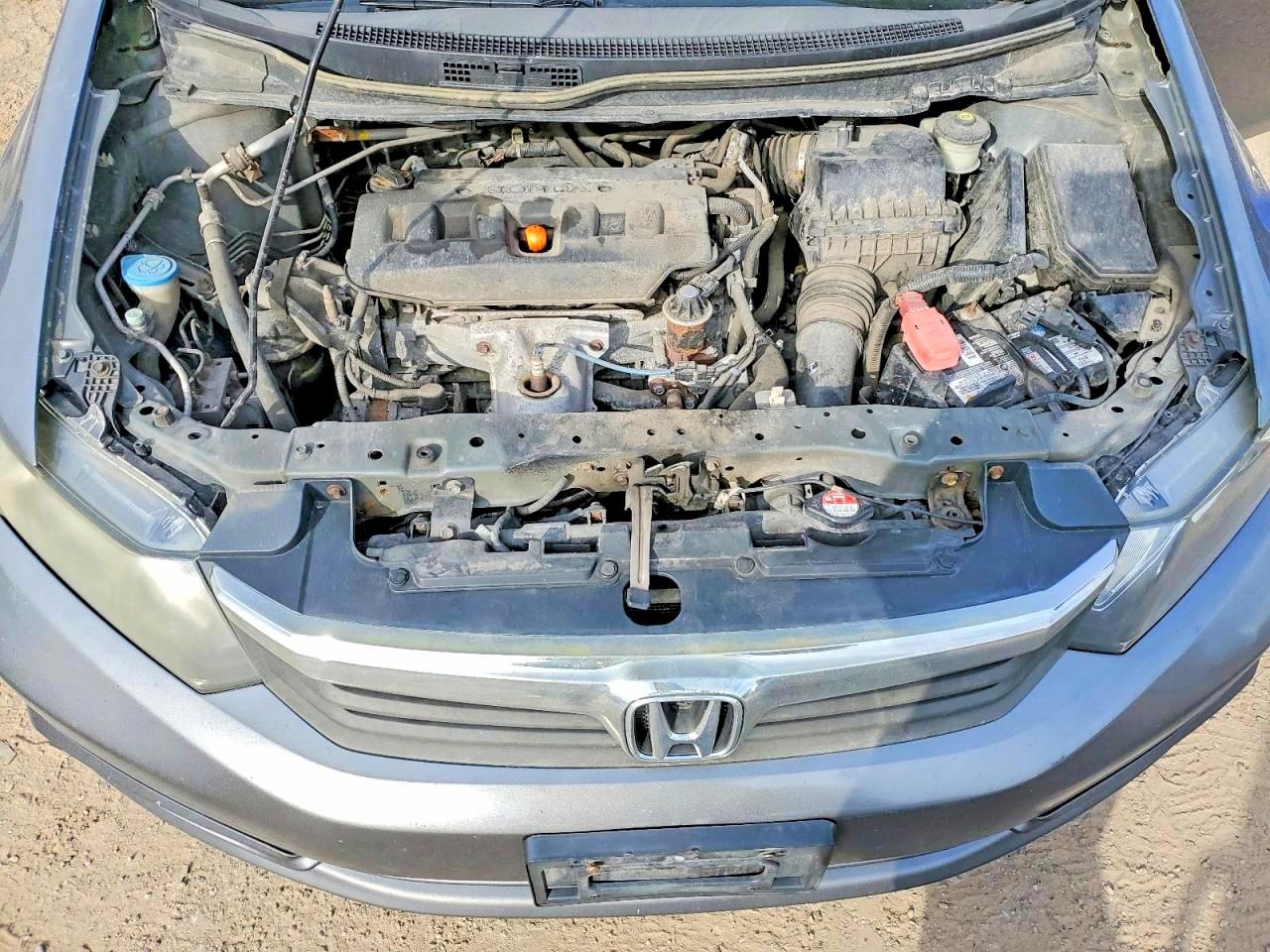 2012 Honda Civic Lx Gray vin: 2HGFB2F55CH109820