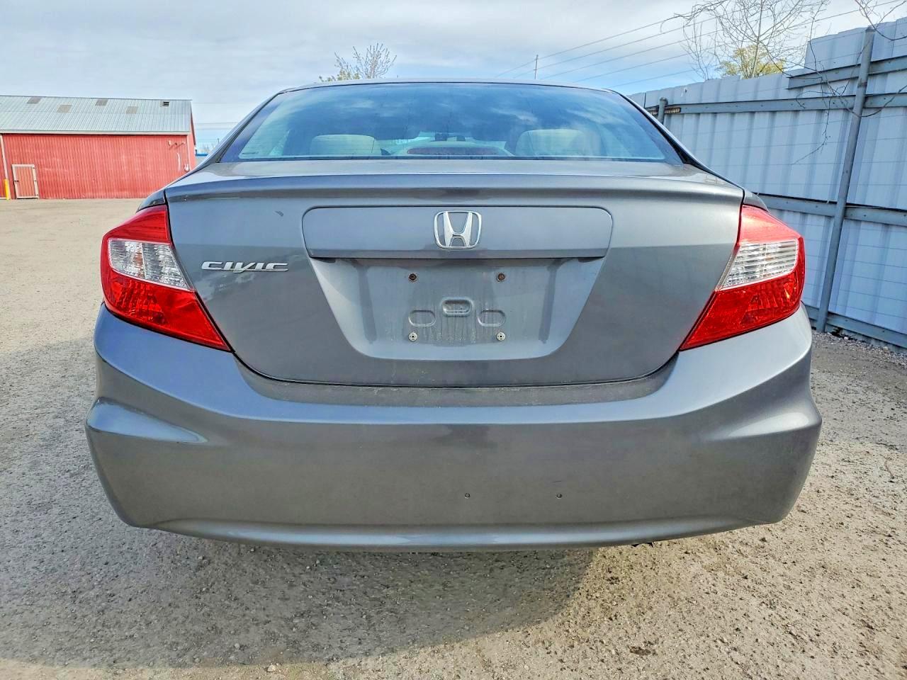 2012 Honda Civic Lx Gray vin: 2HGFB2F55CH109820