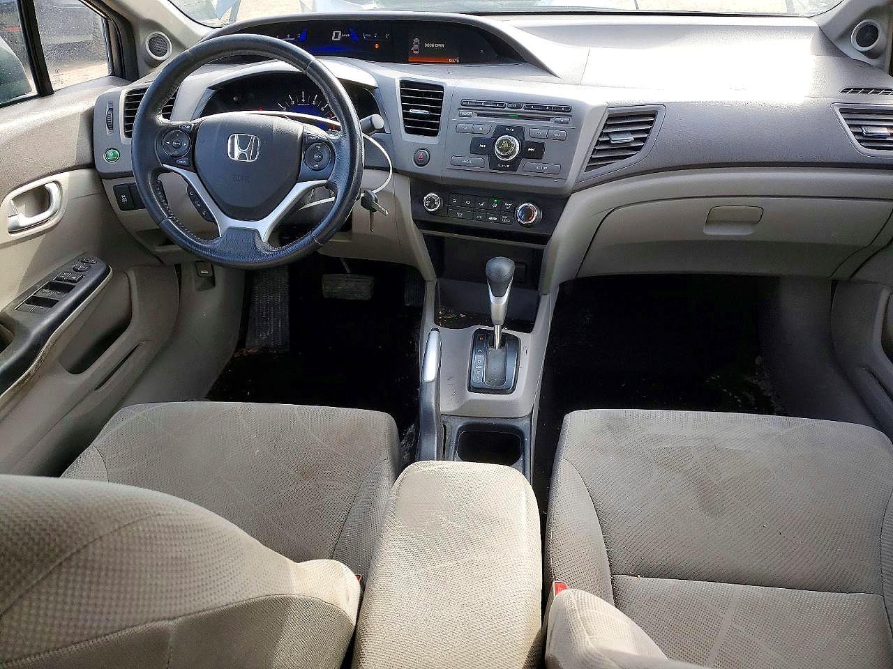 2012 Honda Civic Lx Gray vin: 2HGFB2F55CH109820