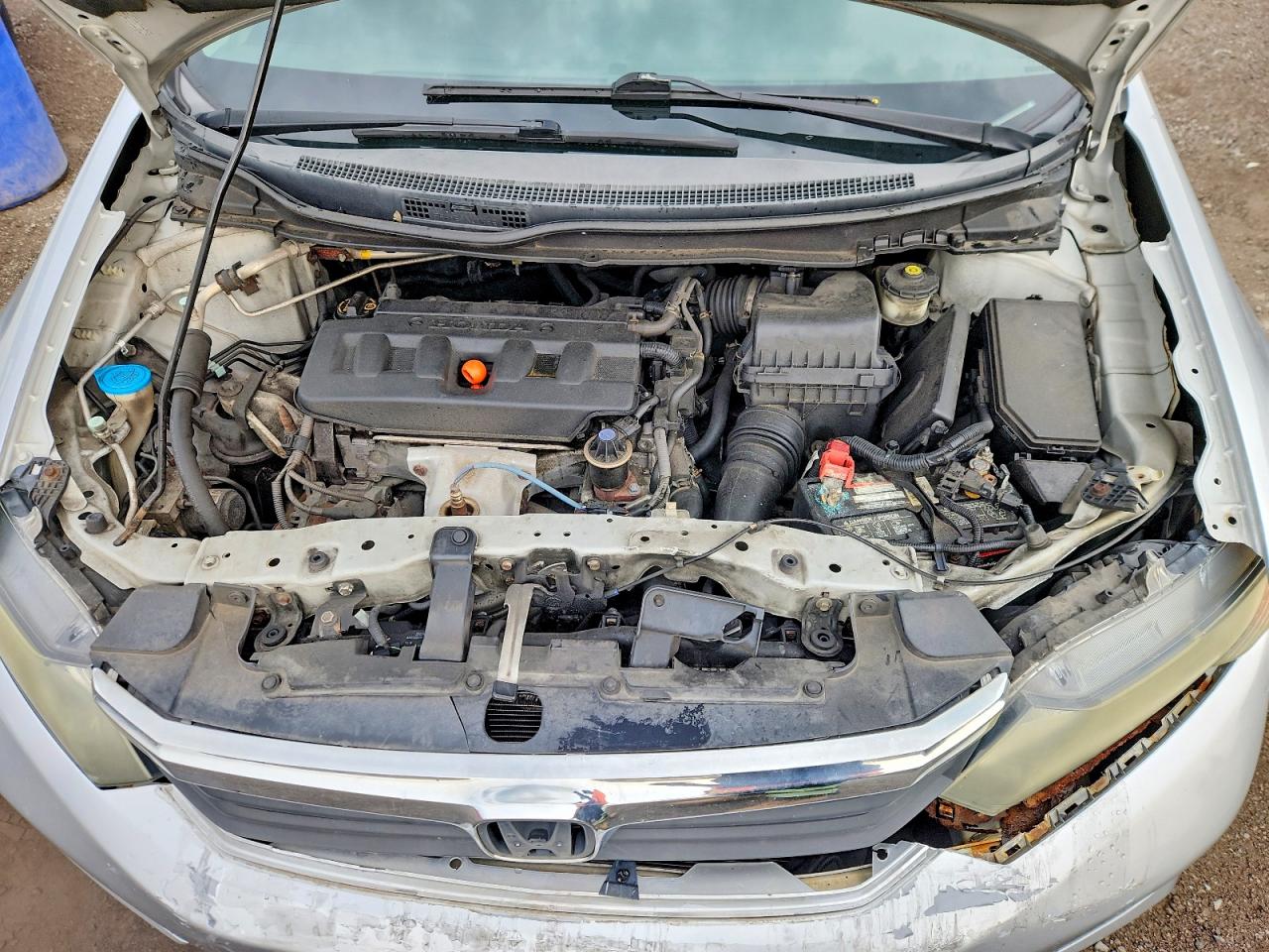 2012 Honda Civic Lx Silver vin: 2HGFB2F55CH111681