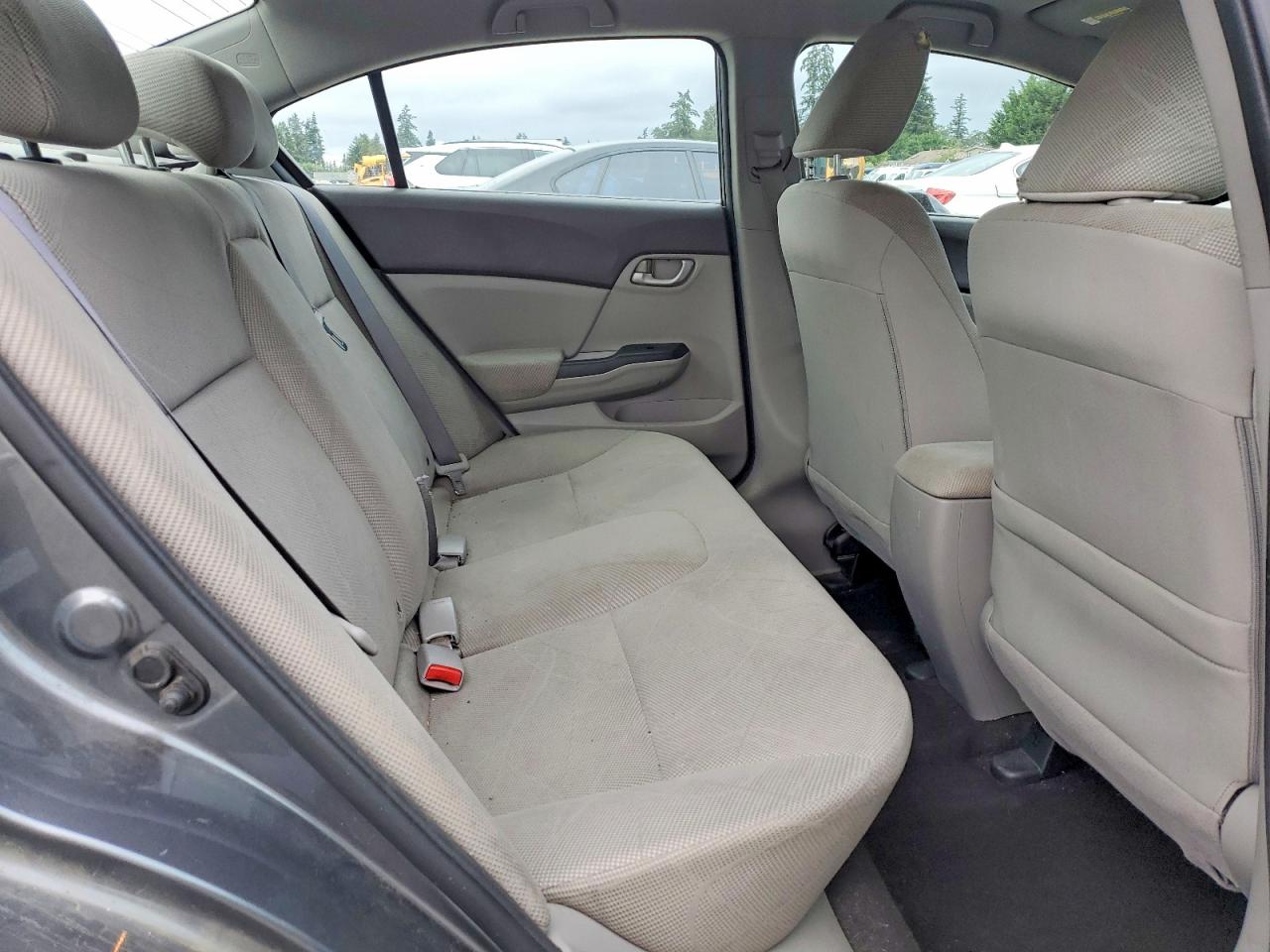 2012 Honda Civic Lx Gray vin: 2HGFB2F55CH302050