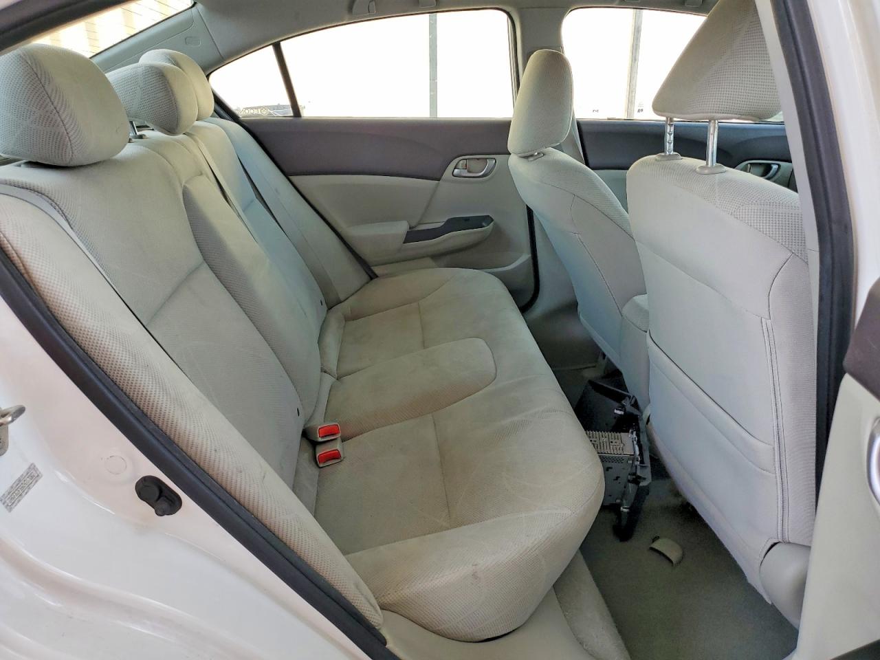 2012 Honda Civic Lx White vin: 2HGFB2F55CH317082