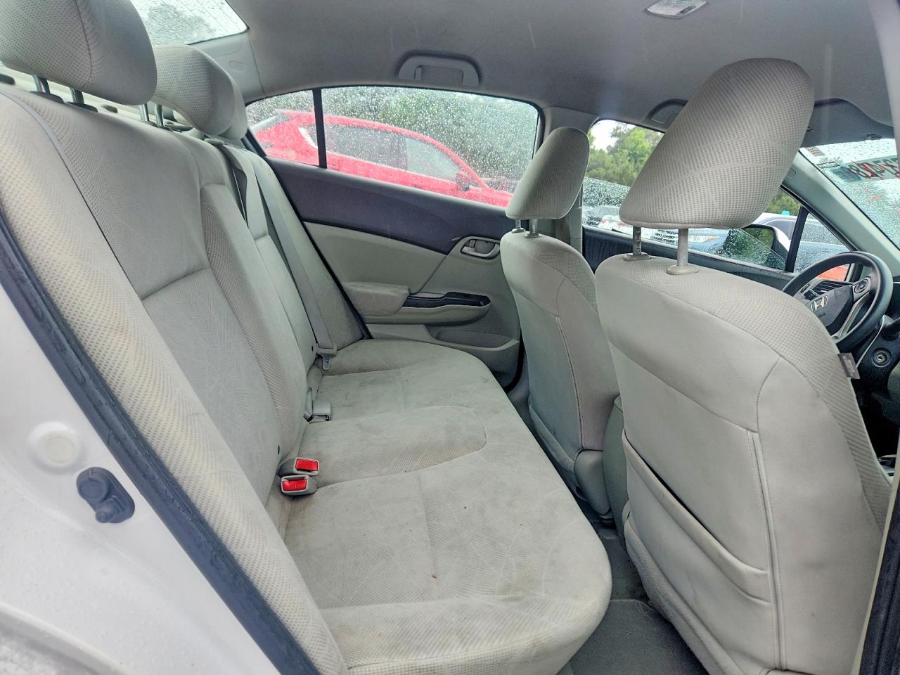 2012 Honda Civic Lx White vin: 2HGFB2F55CH323576