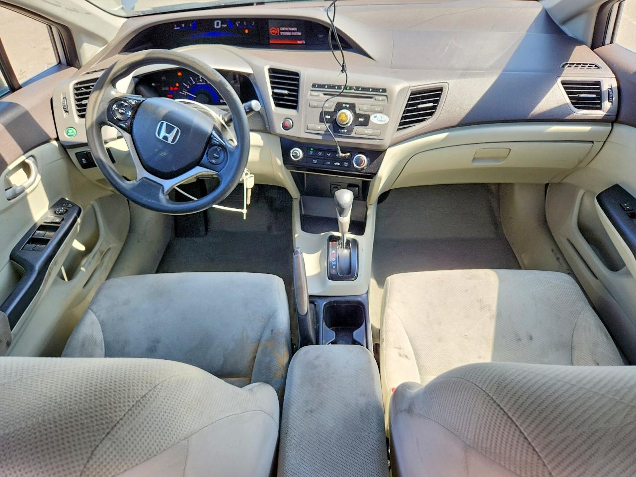 2012 Honda Civic Lx Silver vin: 2HGFB2F55CH334044