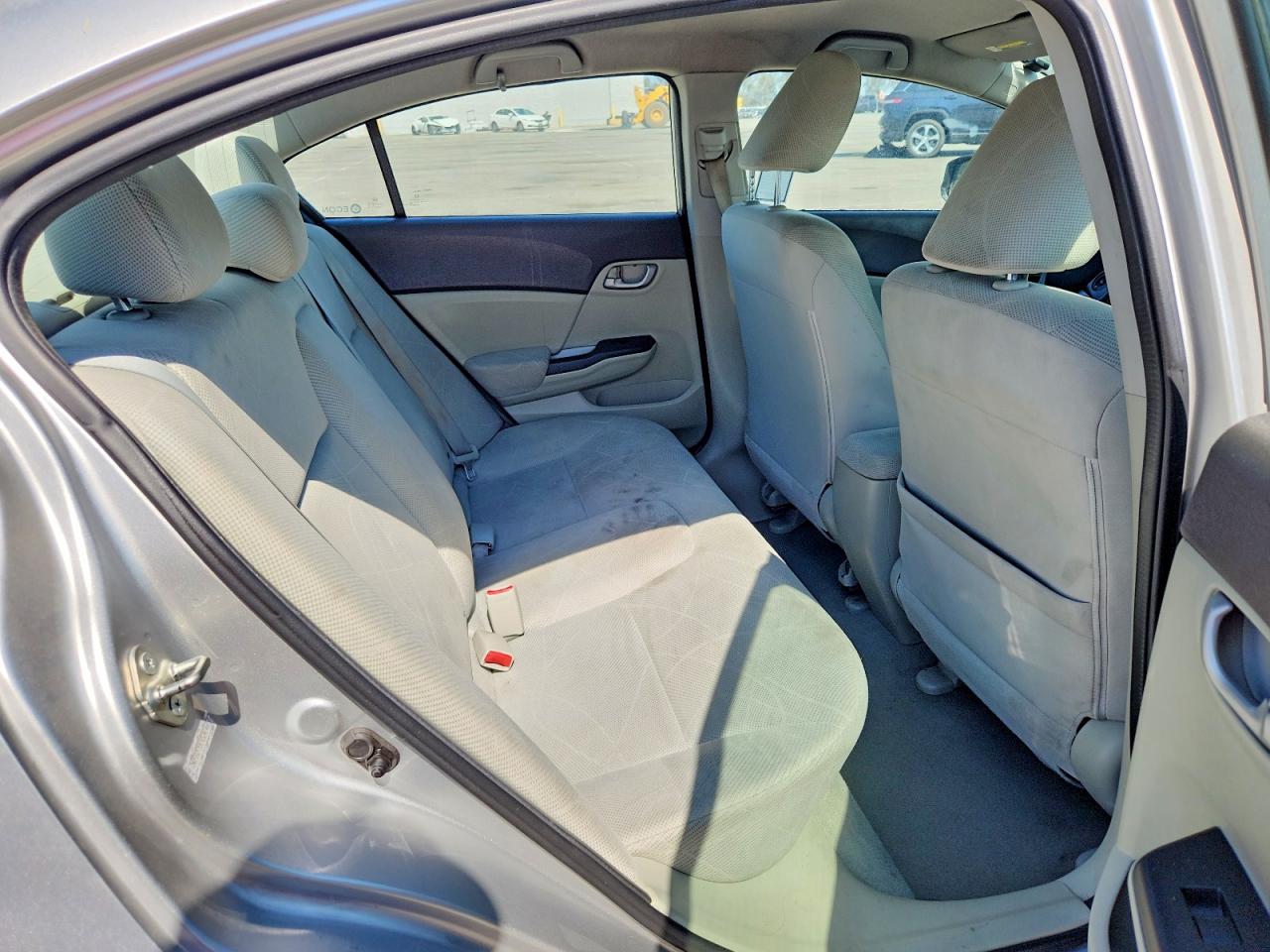 2012 Honda Civic Lx Silver vin: 2HGFB2F55CH334044