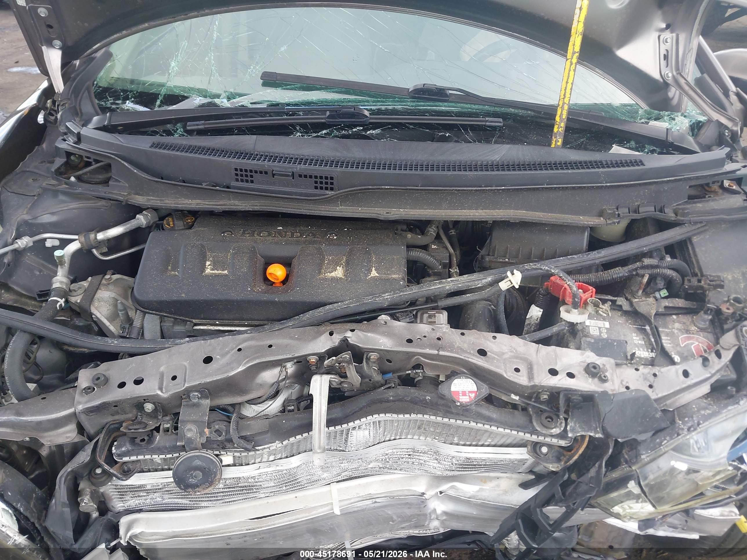 2012 Honda Civic Lx Gray vin: 2HGFB2F55CH523552