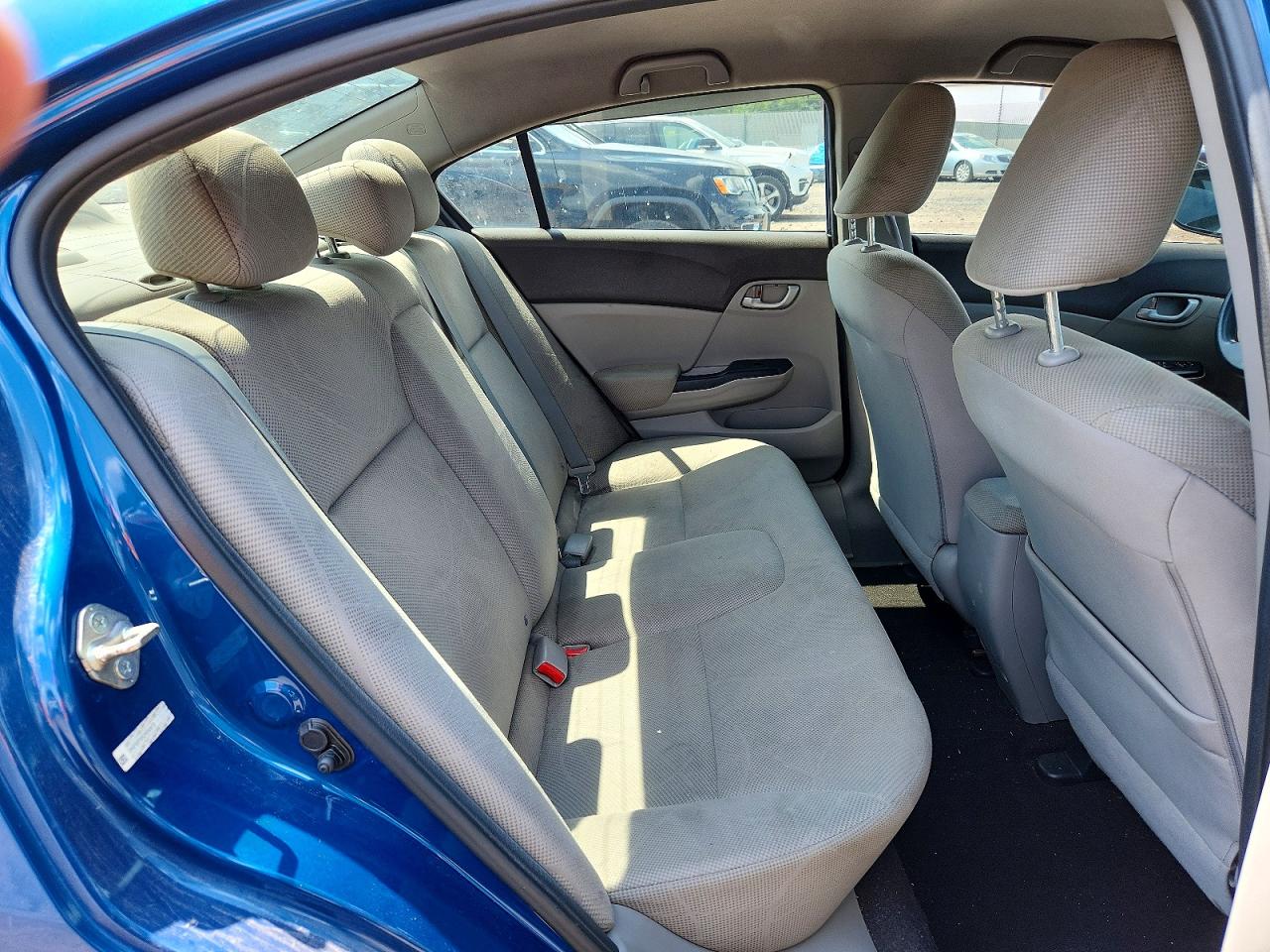 2012 Honda Civic Lx Blue vin: 2HGFB2F55CH558673