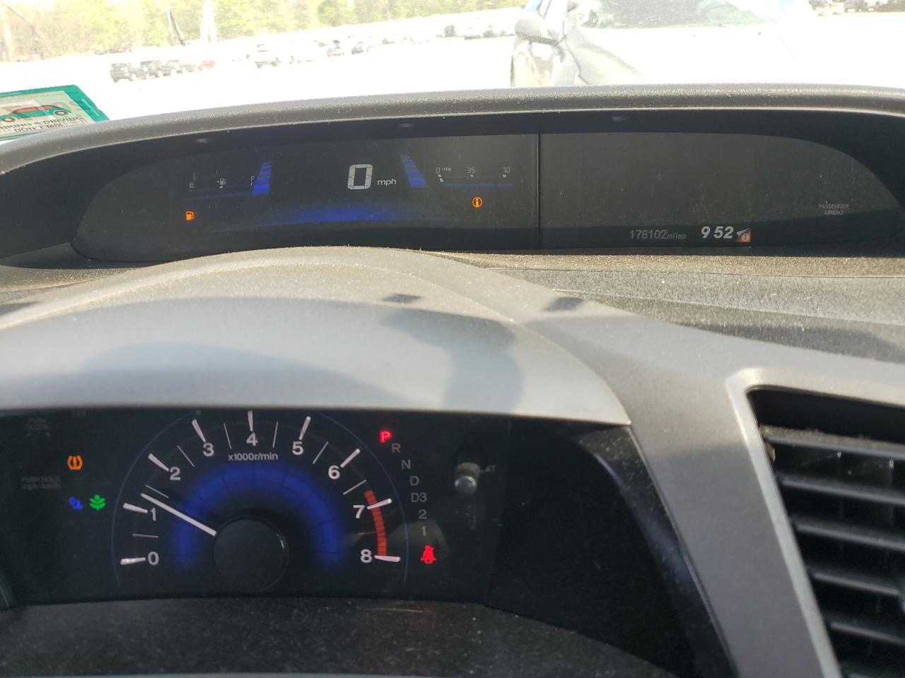2012 Hond Civic Lx Brown vin: 2HGFB2F55CH564800