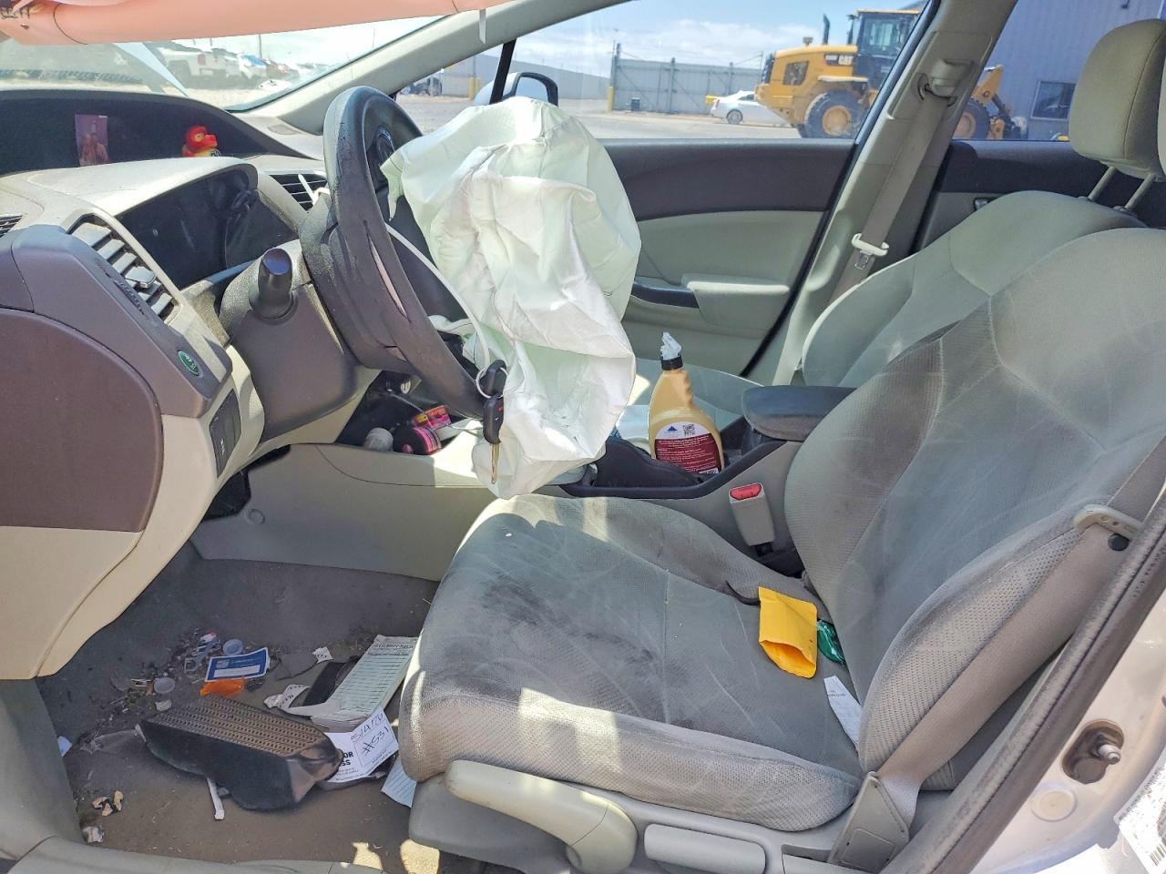2012 Honda Civic Lx Silver vin: 2HGFB2F55CH575683