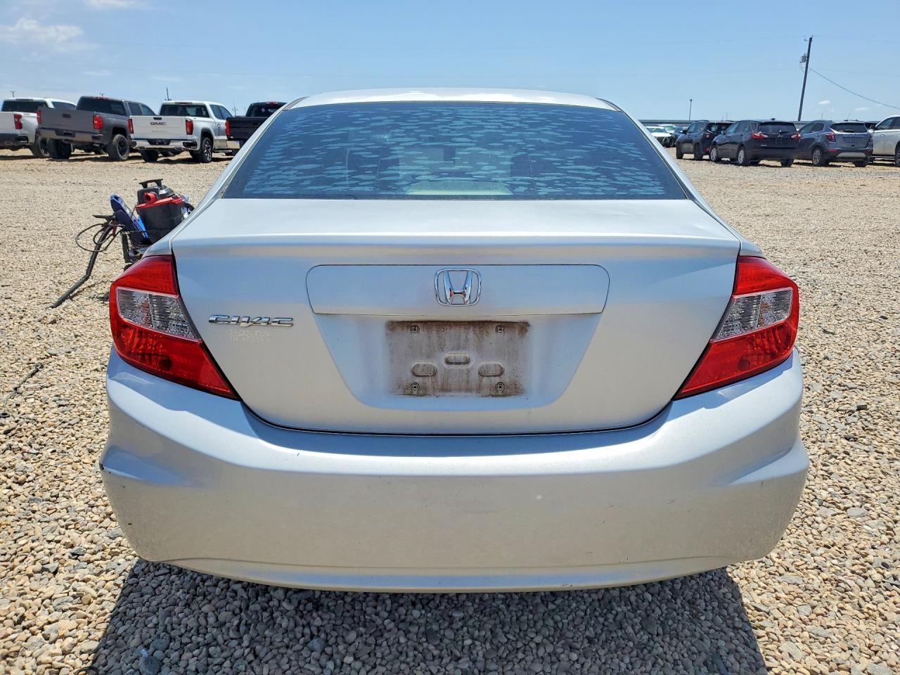 2012 Honda Civic Lx Silver vin: 2HGFB2F55CH575683