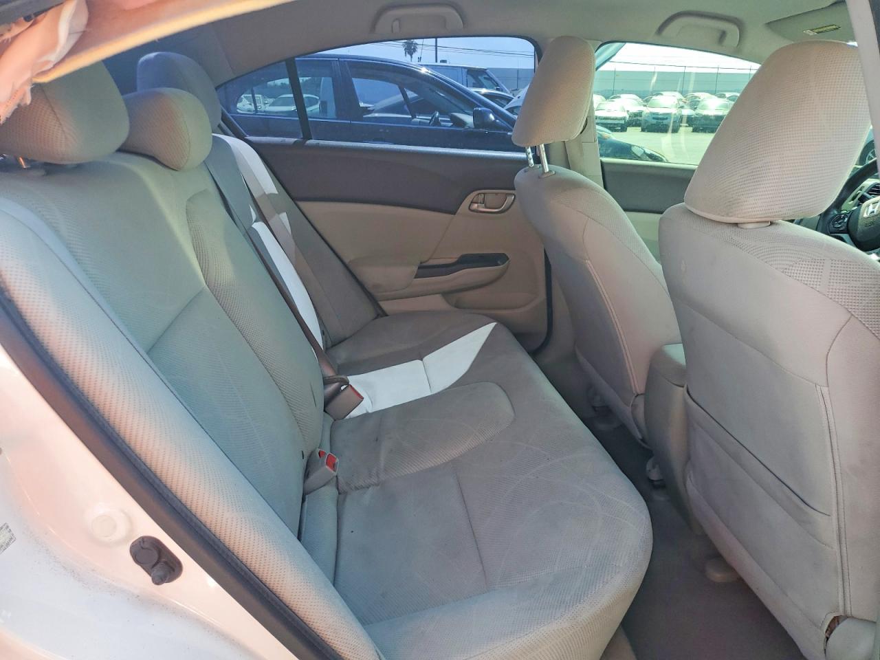 2012 Honda Civic Lx White vin: 2HGFB2F55CH575781