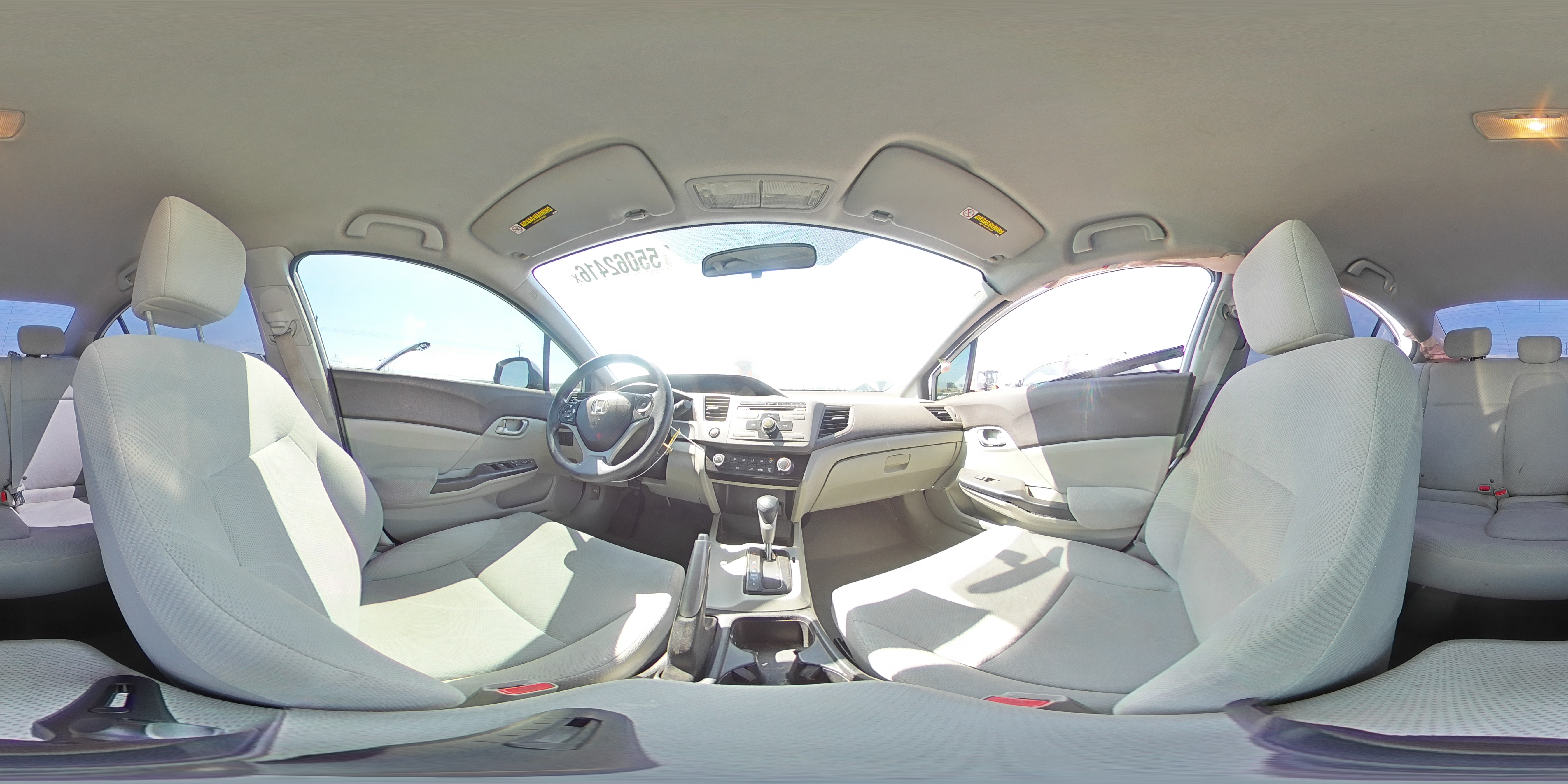 2012 Honda Civic Lx White vin: 2HGFB2F55CH575781