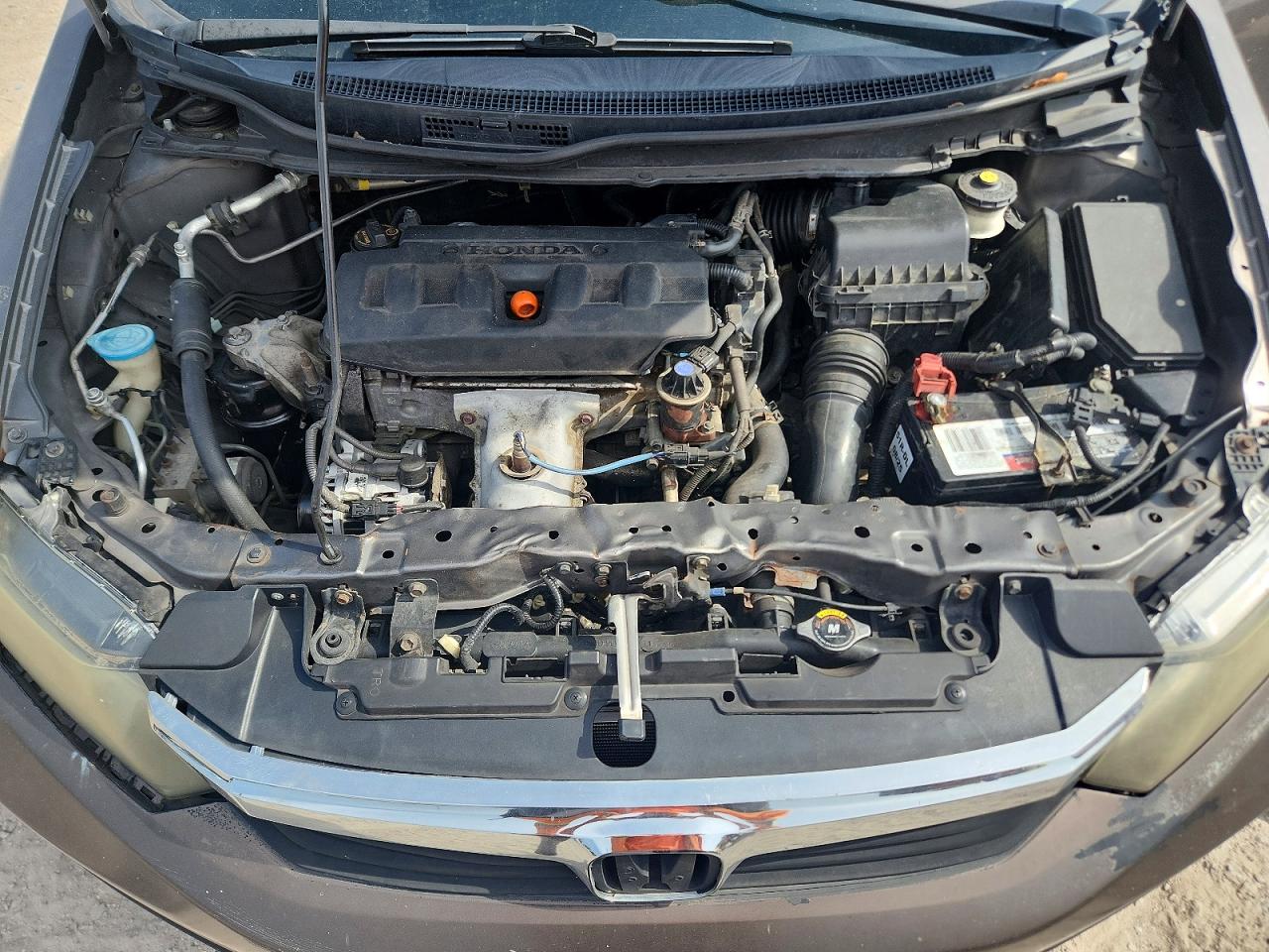 2012 Honda Civic Lx Gray vin: 2HGFB2F55CH578065