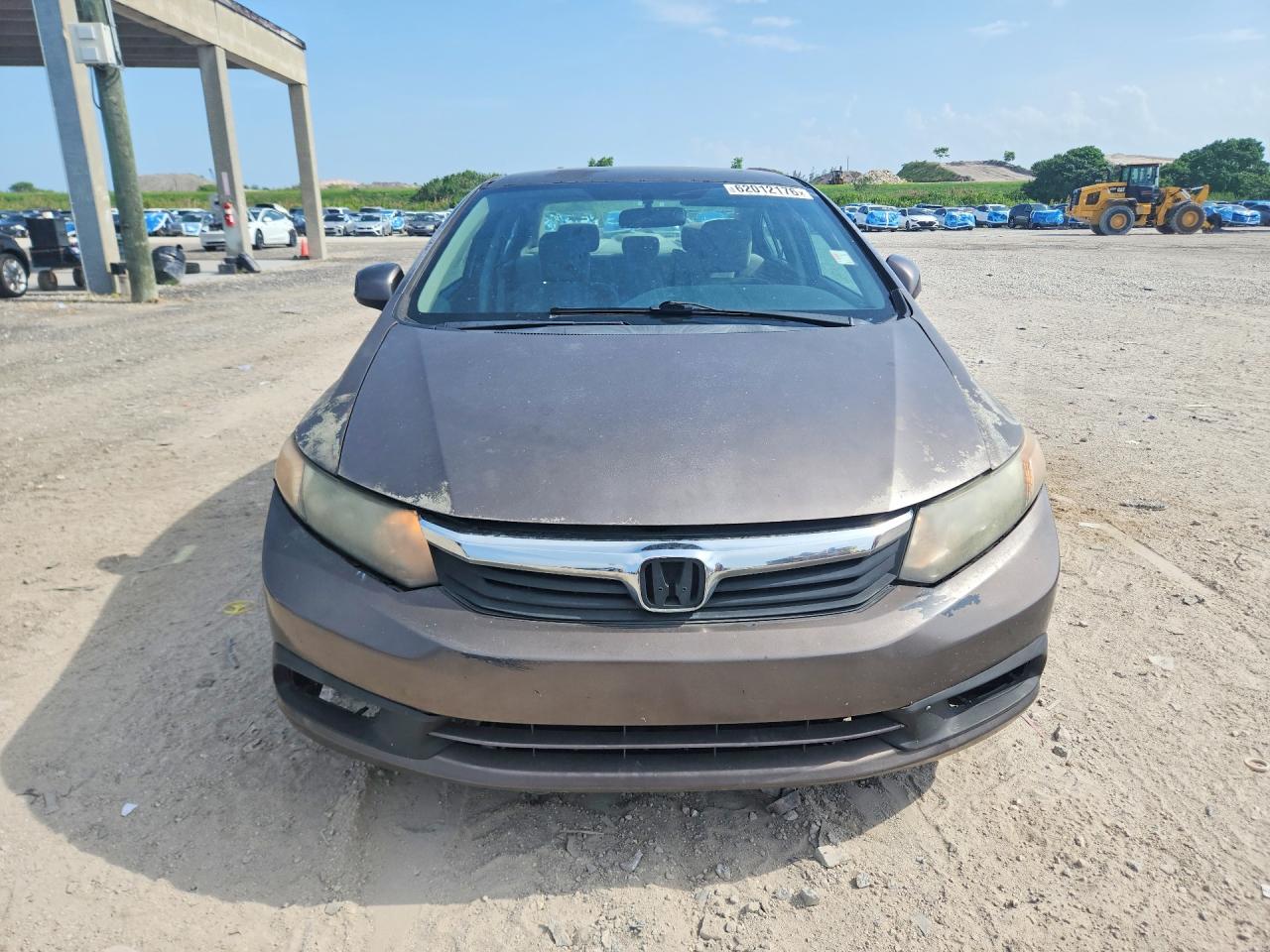 2012 Honda Civic Lx Gray vin: 2HGFB2F55CH578065