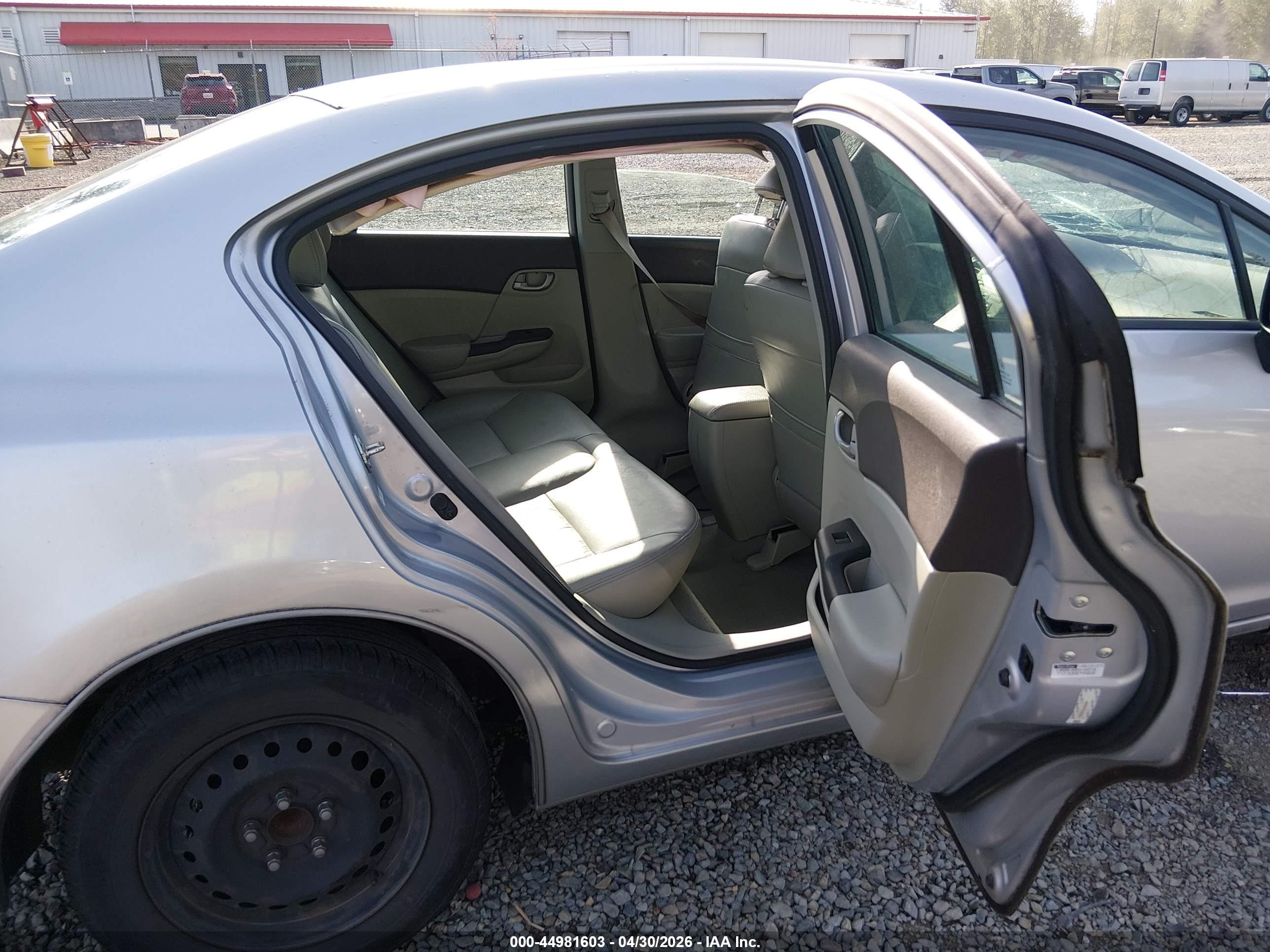 2012 Honda Civic Lx Silver vin: 2HGFB2F55CH580947