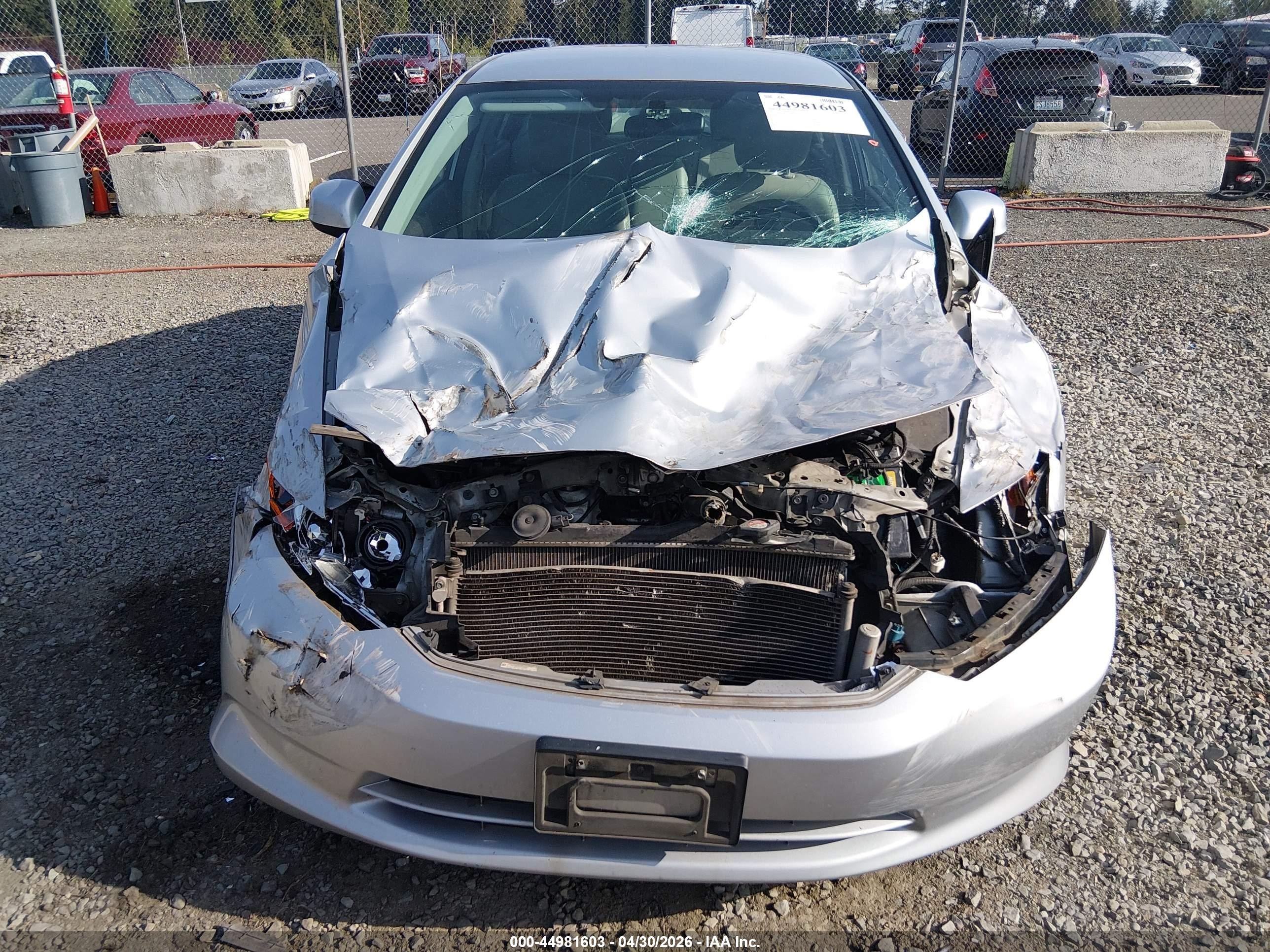 2012 Honda Civic Lx Silver vin: 2HGFB2F55CH580947