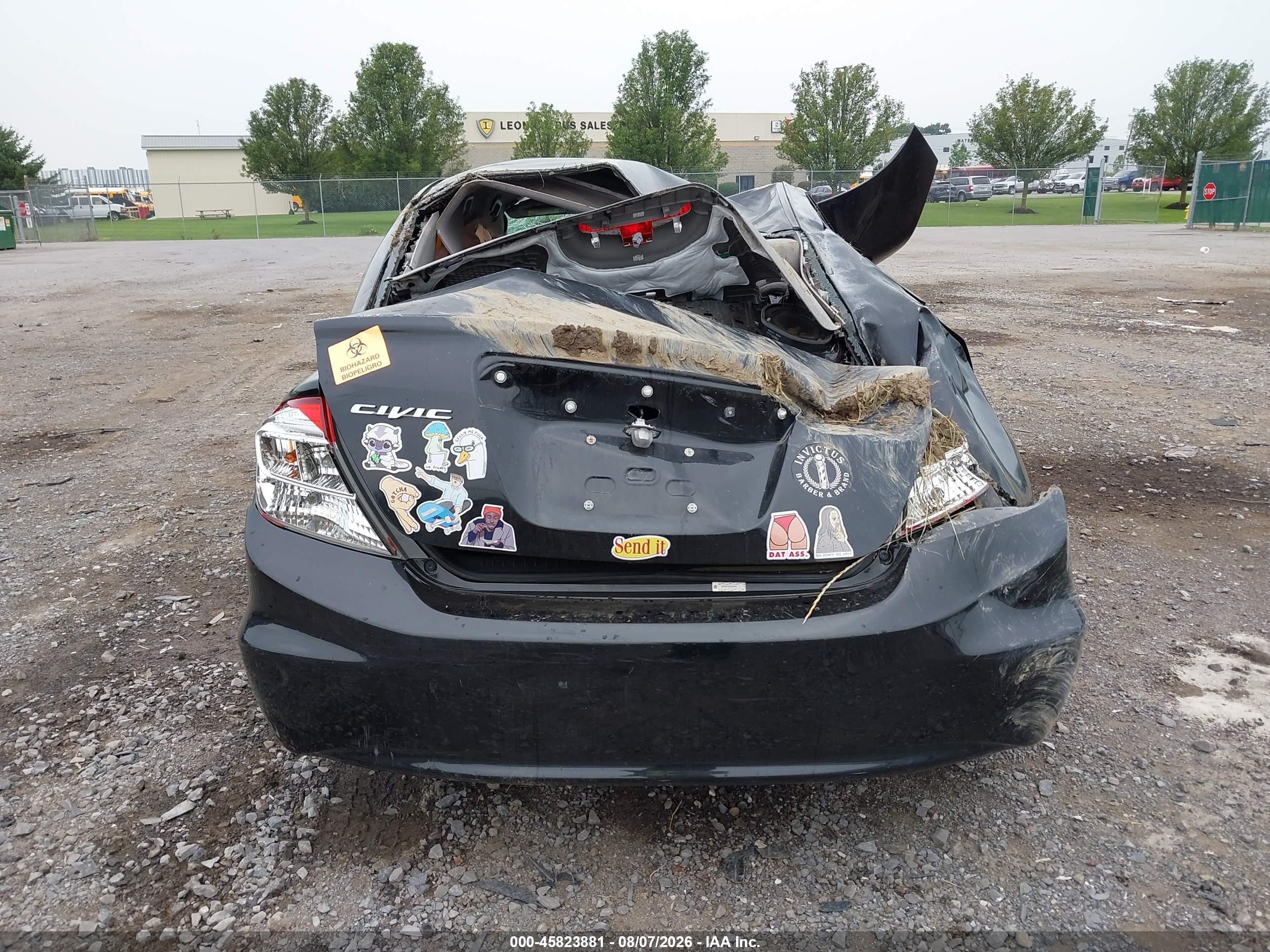 2012 Honda Civic Lx Black vin: 2HGFB2F55CH608956