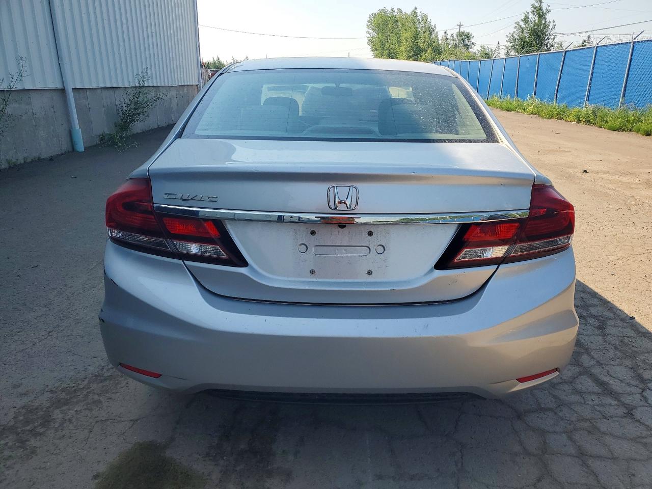 2013 Honda Civic Lx Silver vin: 2HGFB2F55DH104277