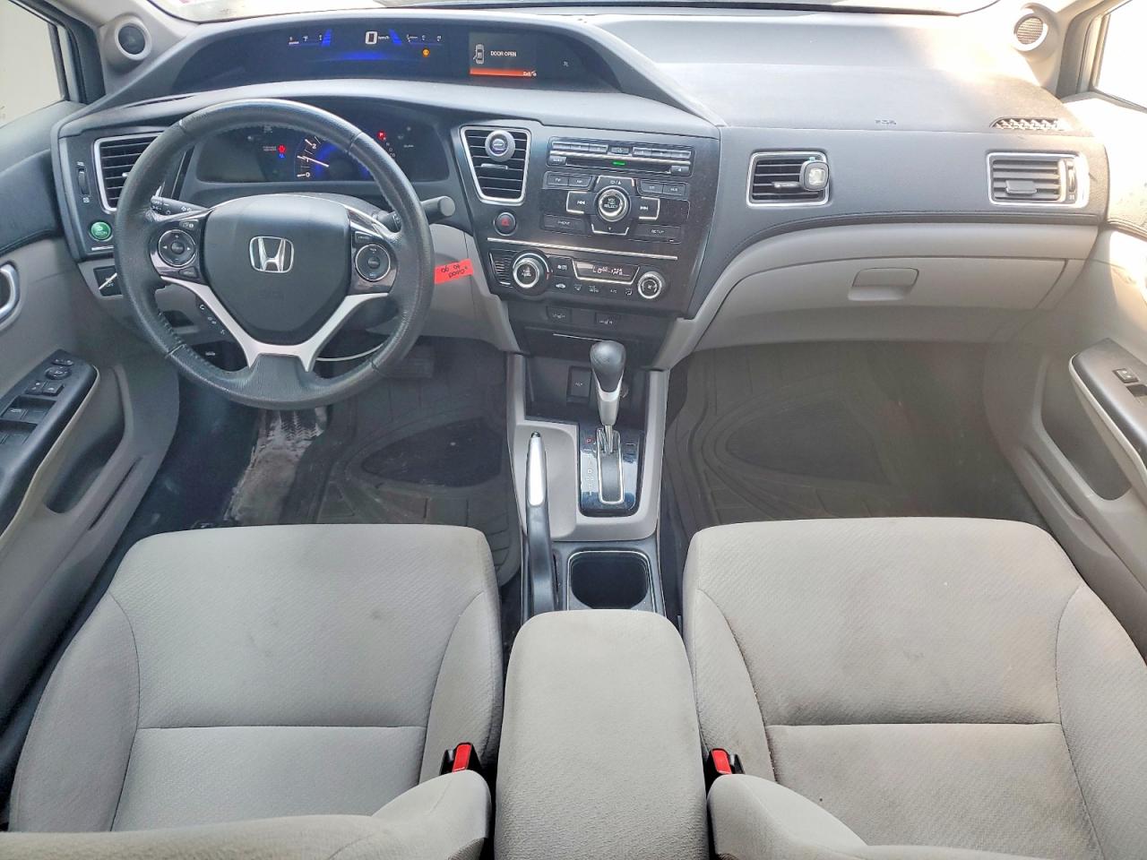 2013 Honda Civic Lx Silver vin: 2HGFB2F55DH104277