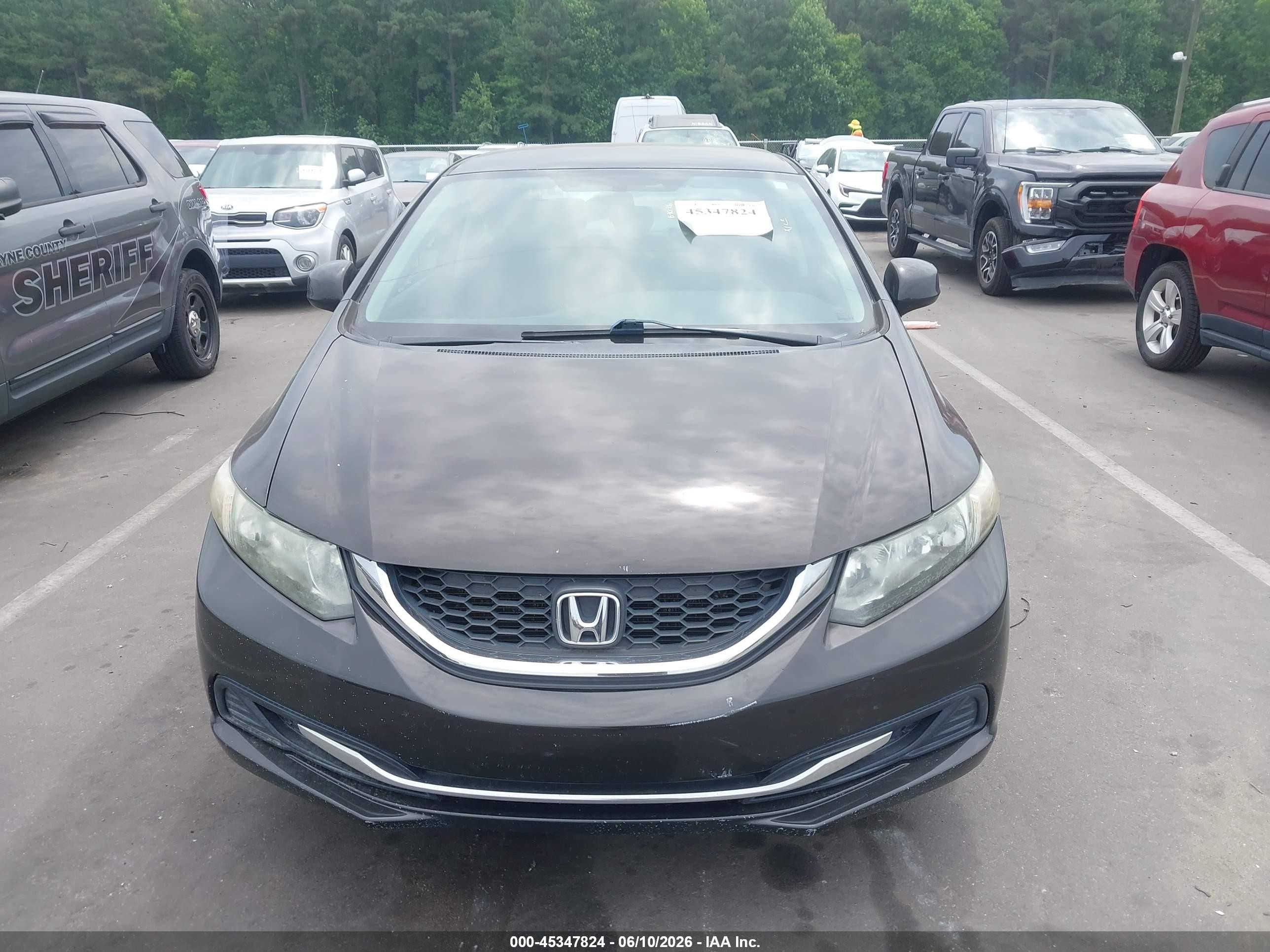 2013 Honda Civic Lx Gray vin: 2HGFB2F55DH509328