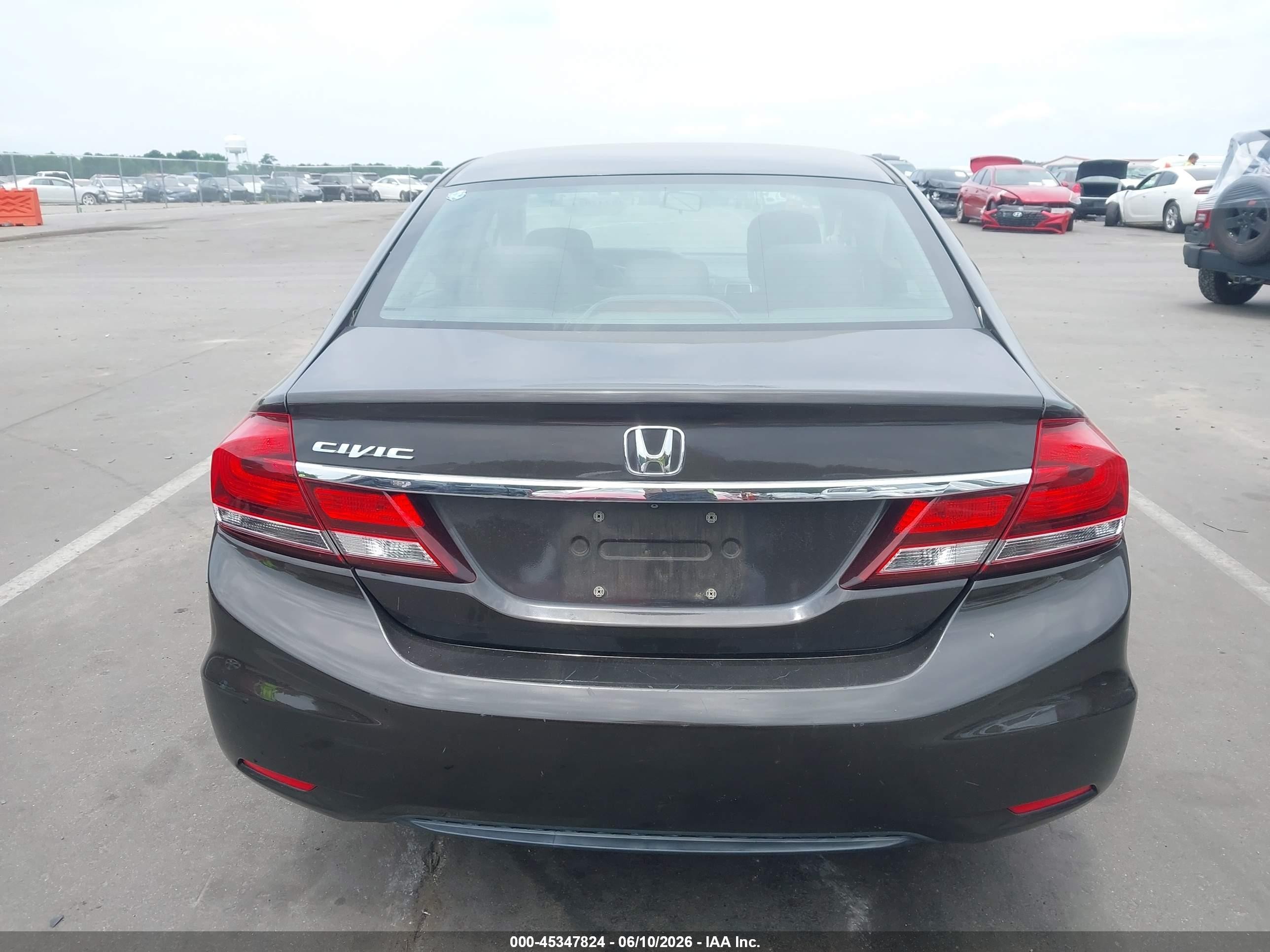 2013 Honda Civic Lx Gray vin: 2HGFB2F55DH509328