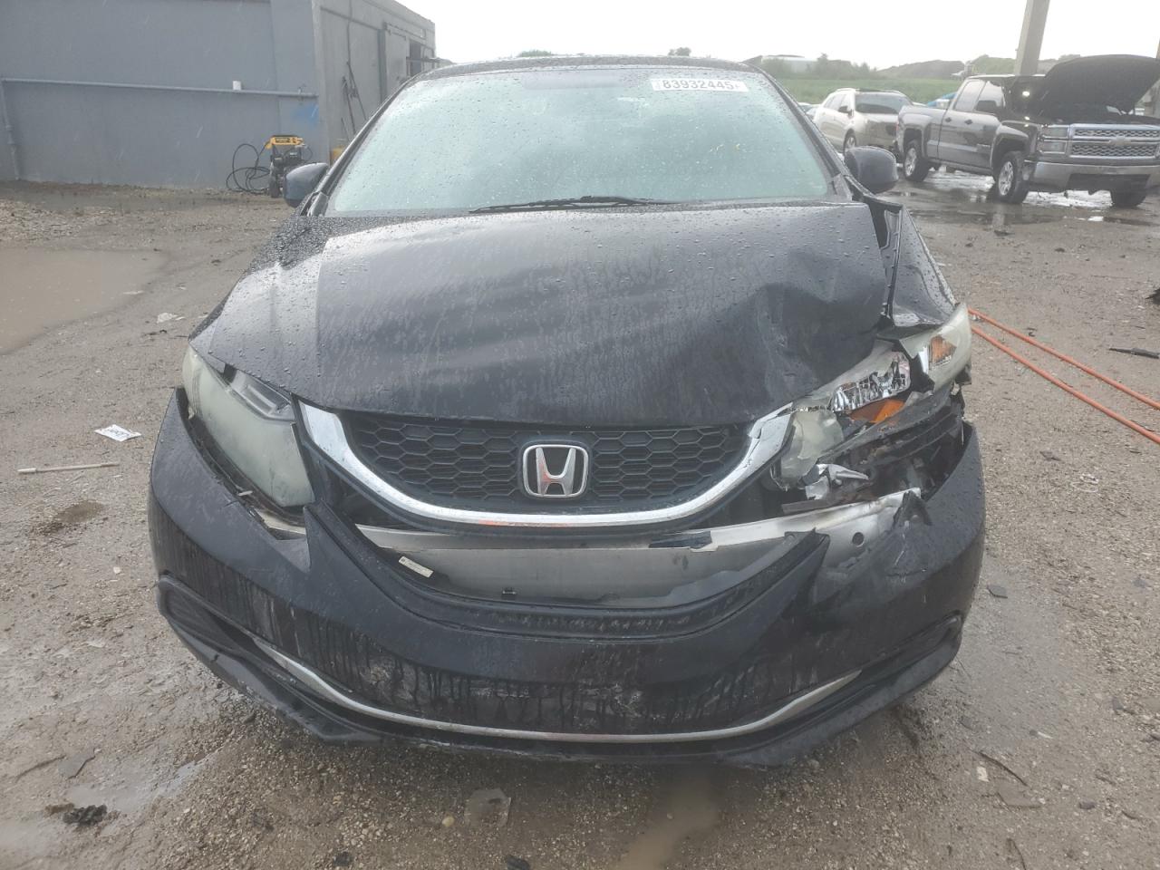 2013 Honda Civic Lx Black vin: 2HGFB2F55DH521558