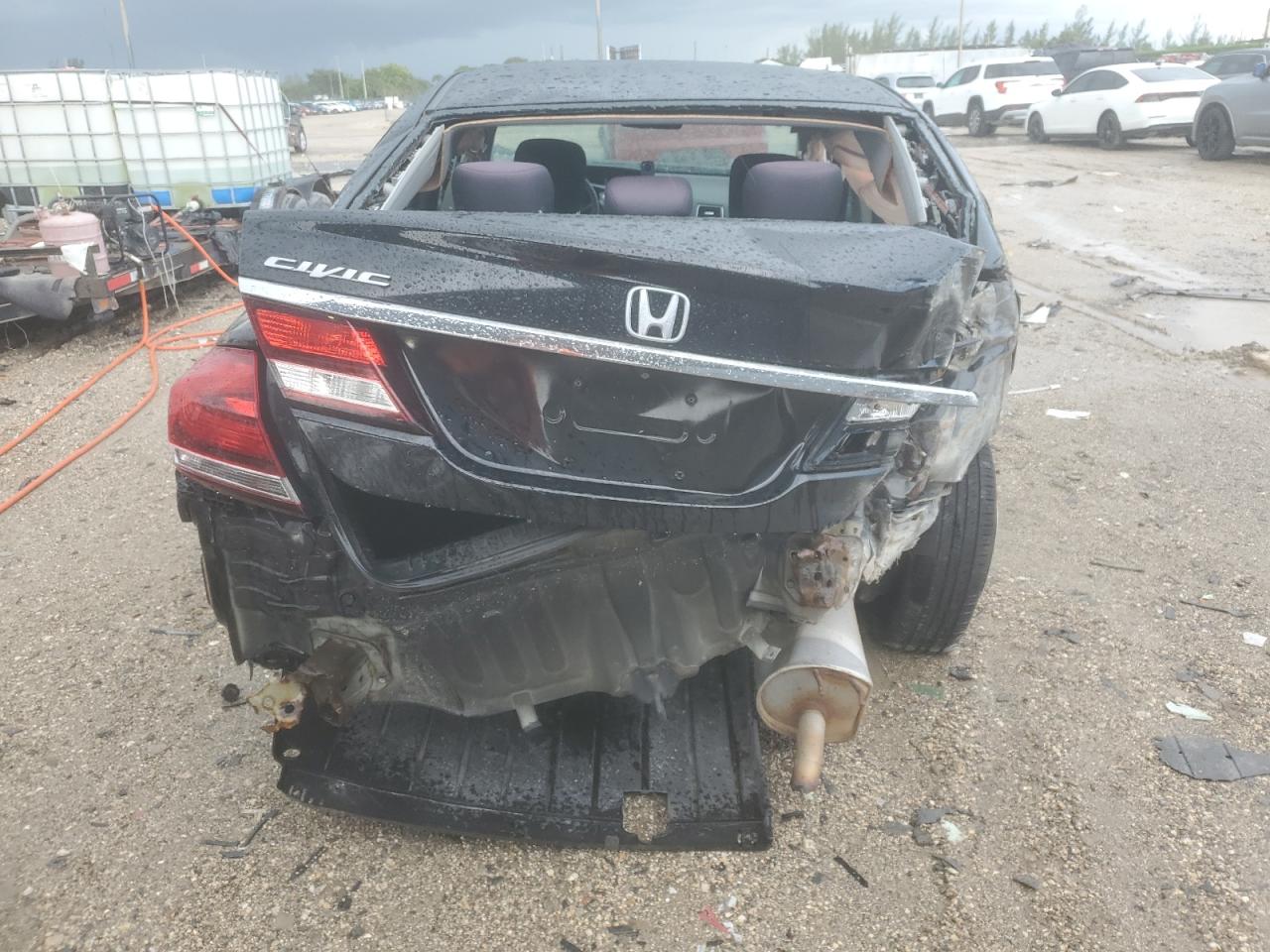 2013 Honda Civic Lx Black vin: 2HGFB2F55DH521558