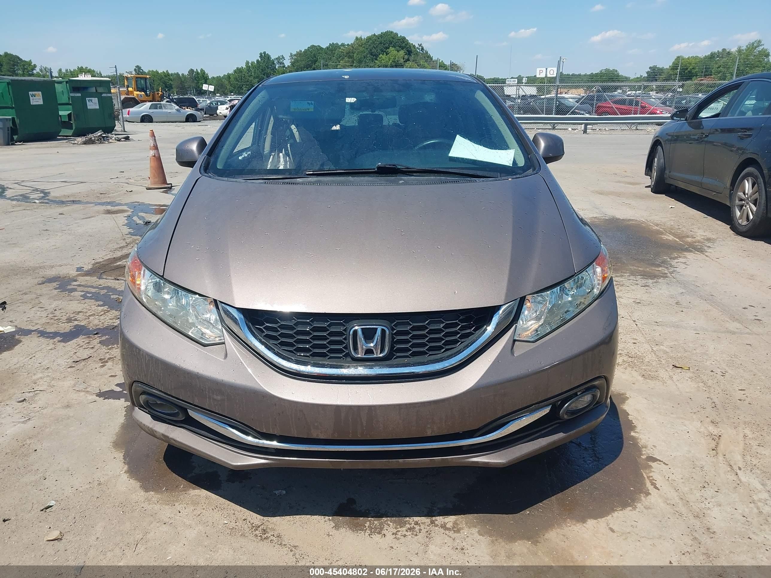 2013 Honda Civic Lx Champagne vin: 2HGFB2F55DH532074