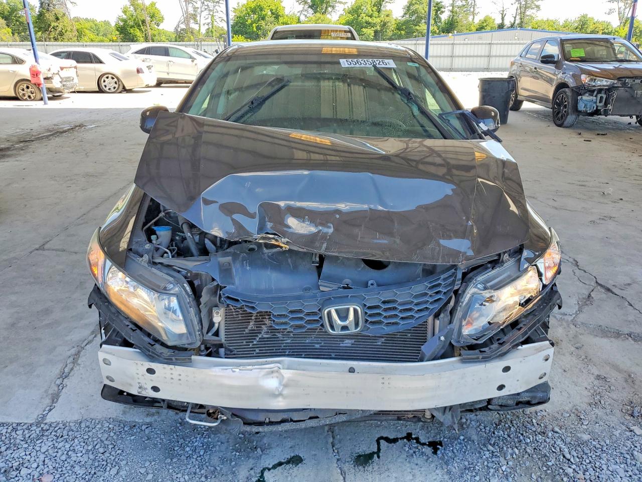 2013 Honda Civic Lx Brown vin: 2HGFB2F55DH535413