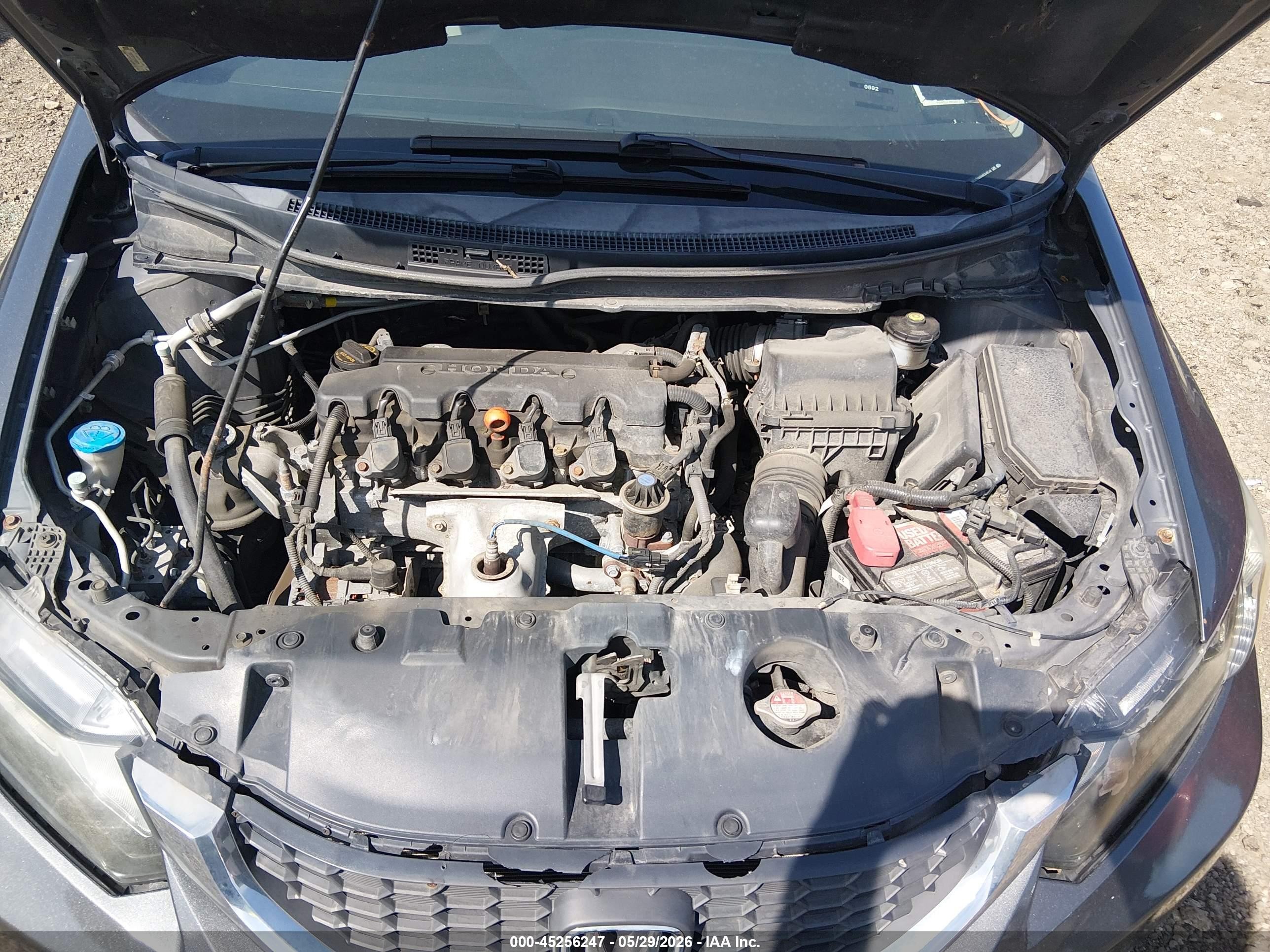 2013 Honda Civic Lx Серый vin: 2HGFB2F55DH569514