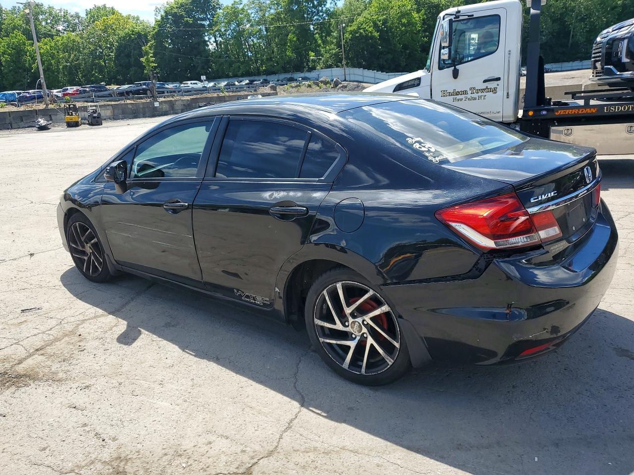 2013 Honda Civic Lx Black vin: 2HGFB2F55DH574549