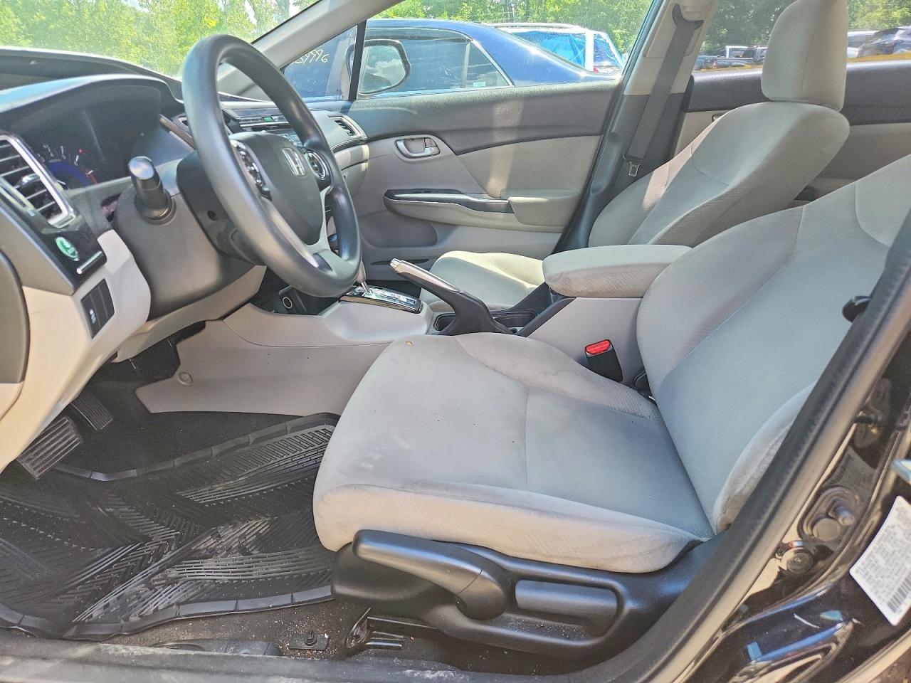 2013 Honda Civic Lx Black vin: 2HGFB2F55DH574549