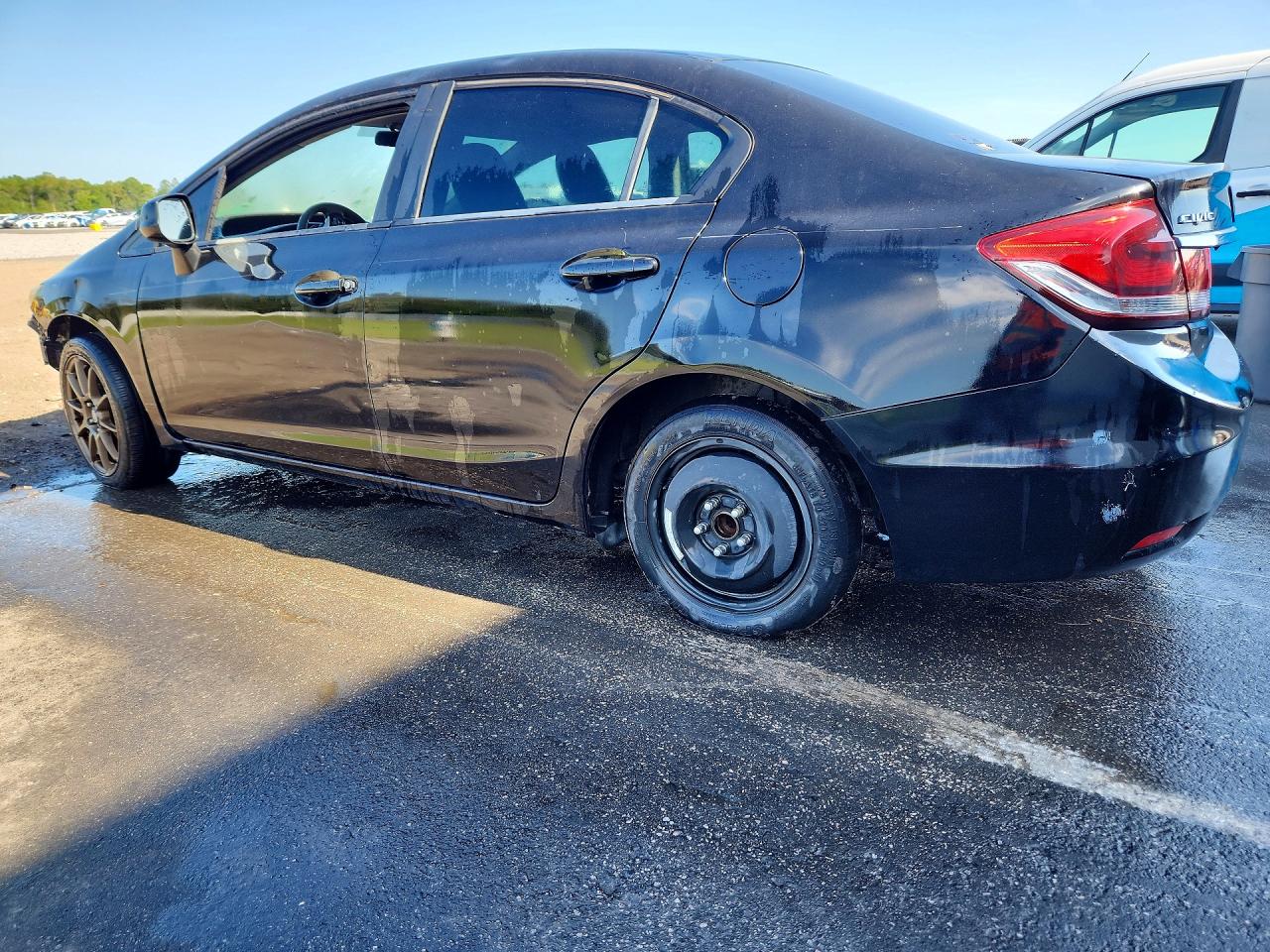 2013 Honda Civic Lx Black vin: 2HGFB2F55DH579301