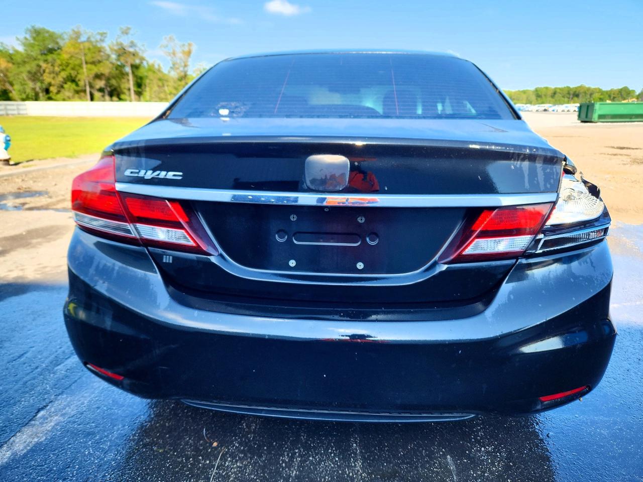 2013 Honda Civic Lx Black vin: 2HGFB2F55DH579301