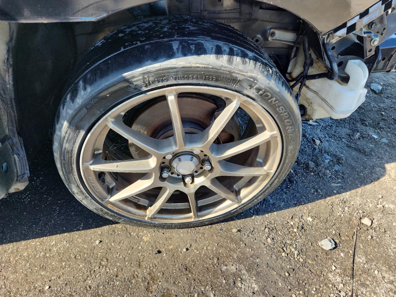 2013 Honda Civic Lx Black vin: 2HGFB2F55DH579301 Damage: Right Front Wheel, Curb Rash, 5 To 6 Inches