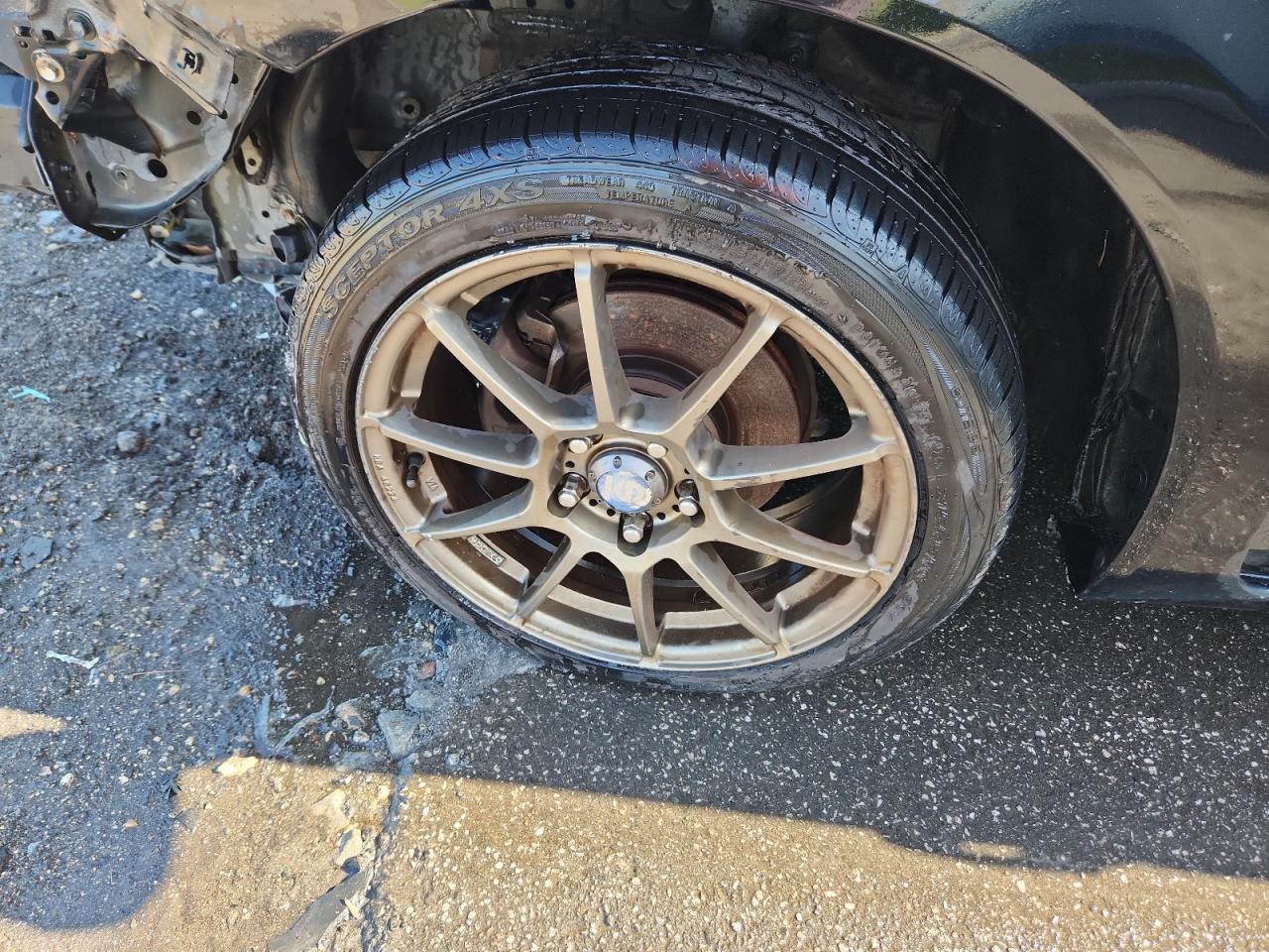 2013 Honda Civic Lx Black vin: 2HGFB2F55DH579301 Damage: Left Front Wheel, Curb Rash, 7 To 8 Inches