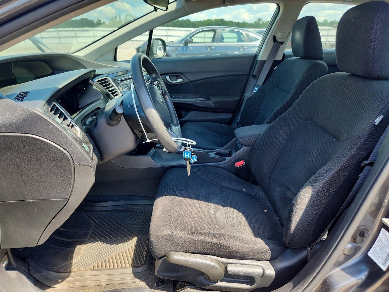 2013 Honda Civic Lx Gray vin: 2HGFB2F55DH583557