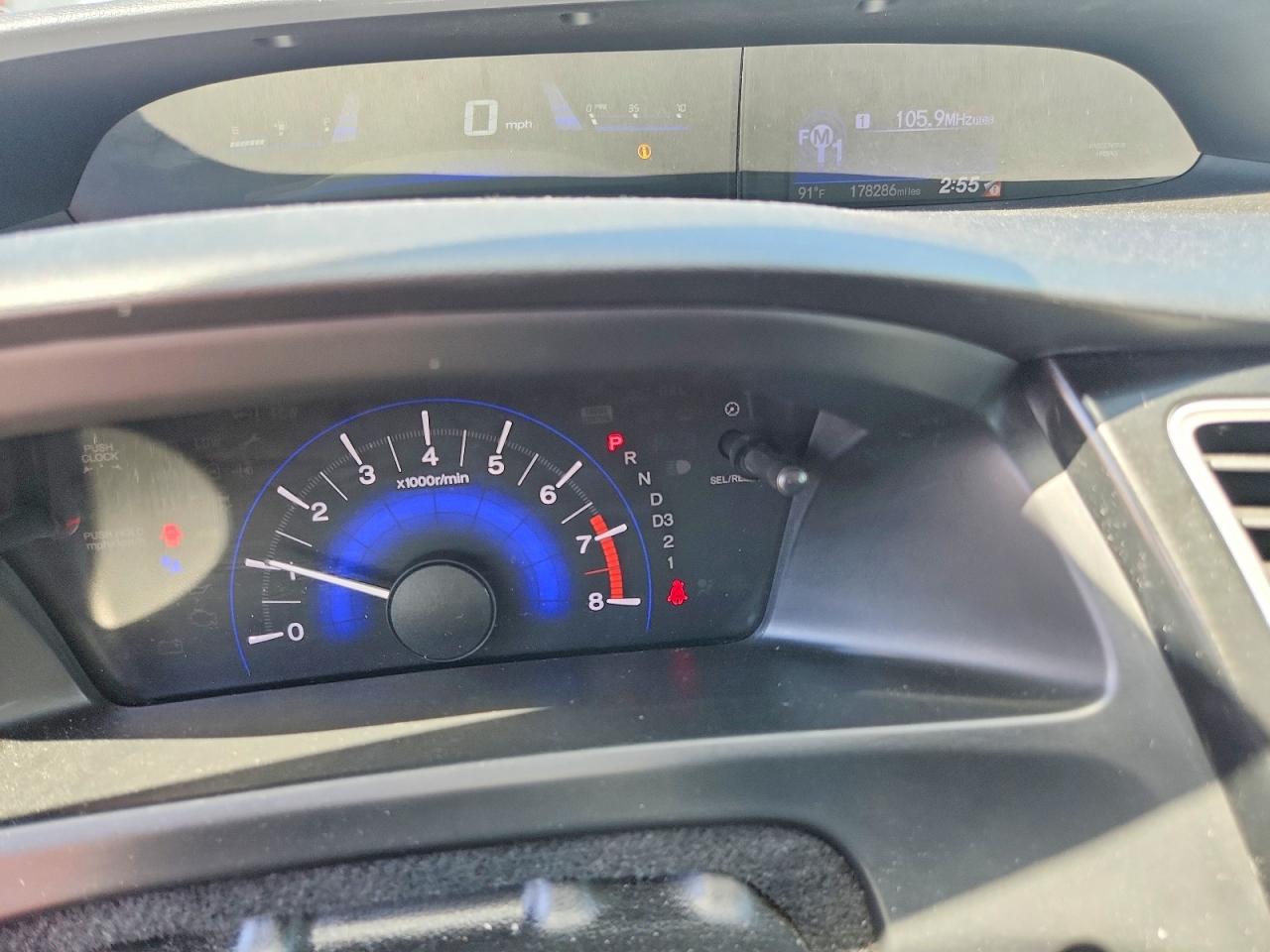 2013 Honda Civic Lx Gray vin: 2HGFB2F55DH583557