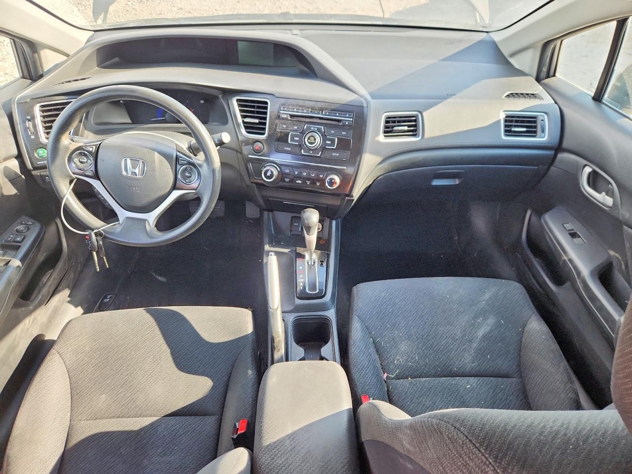 2013 Honda Civic Lx Gray vin: 2HGFB2F55DH586541