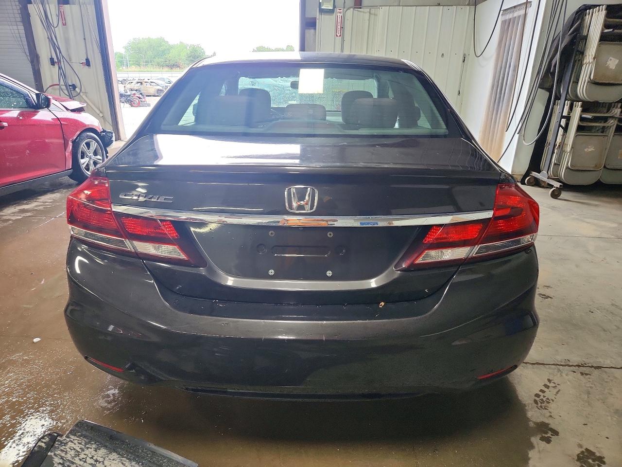 2013 Honda Civic Lx Brown vin: 2HGFB2F55DH589410