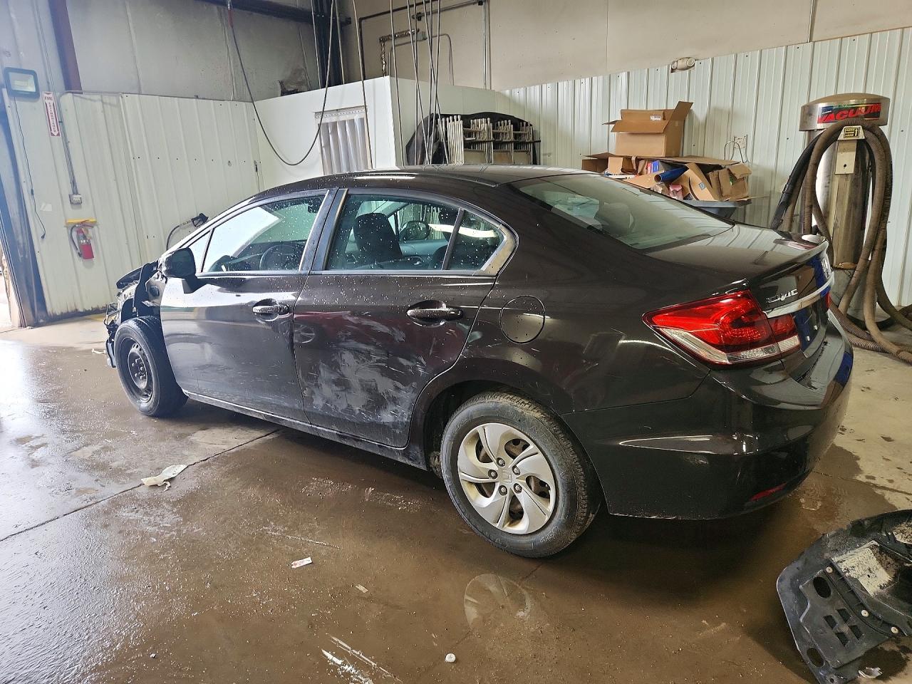 2013 Honda Civic Lx Brown vin: 2HGFB2F55DH589410