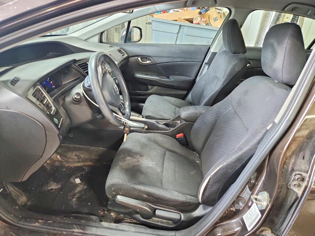 2013 Honda Civic Lx Brown vin: 2HGFB2F55DH589410