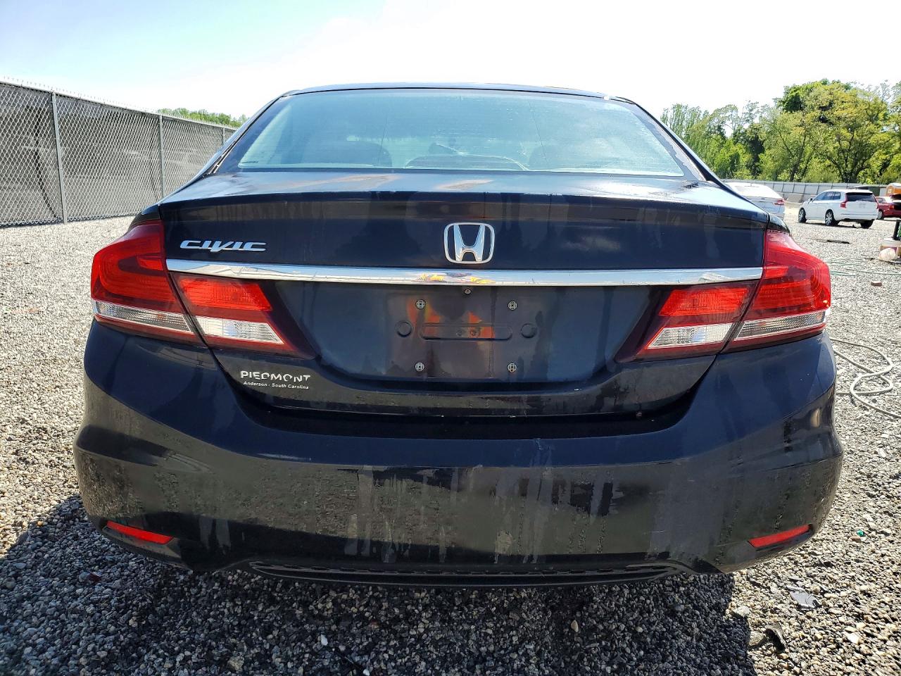 2013 Honda Civic Lx Black vin: 2HGFB2F55DH591531