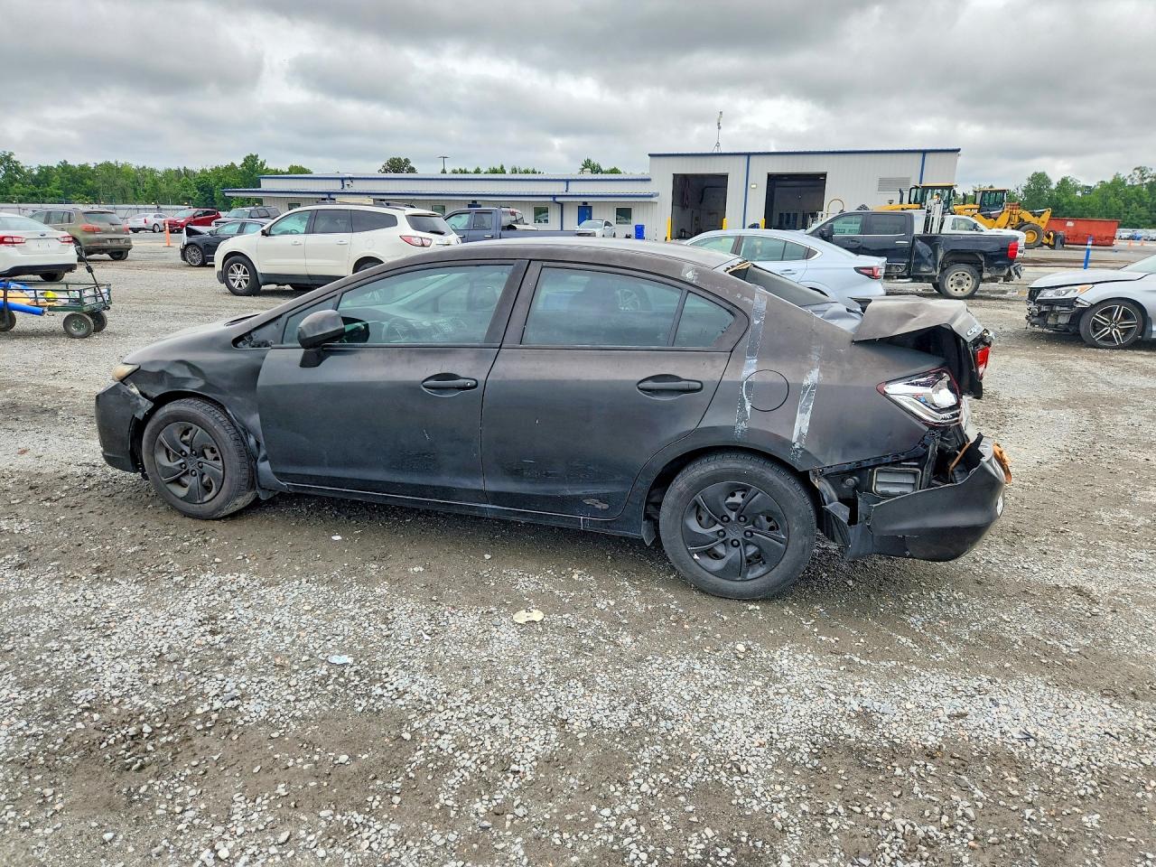 2013 Honda Civic Lx Black vin: 2HGFB2F55DH591870