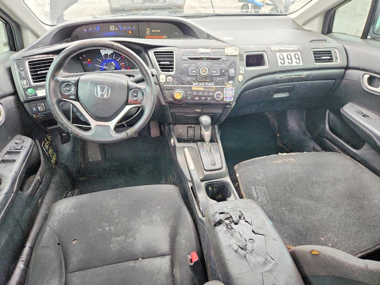 2013 Honda Civic Lx Black vin: 2HGFB2F55DH591870