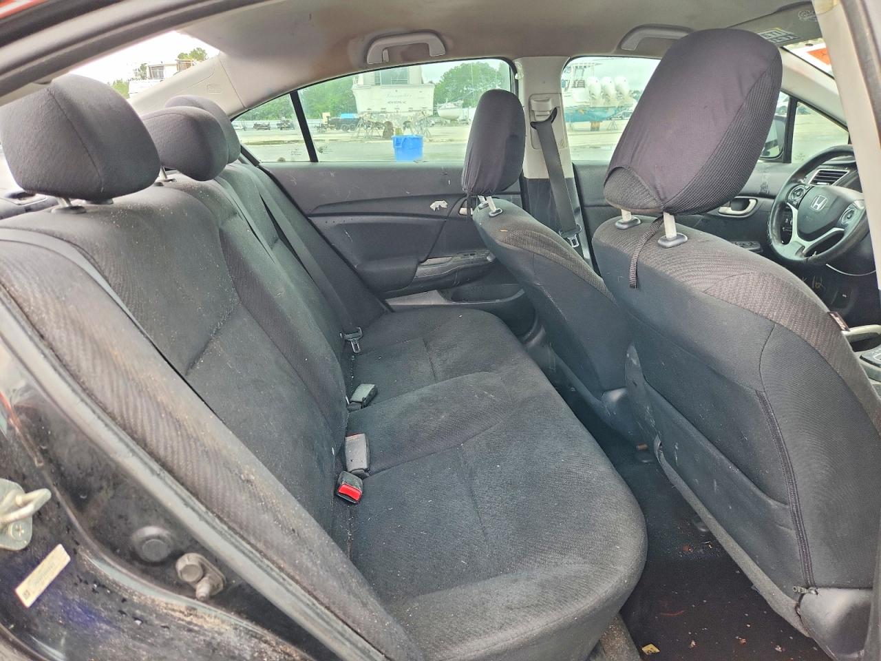 2013 Honda Civic Lx Black vin: 2HGFB2F55DH591870