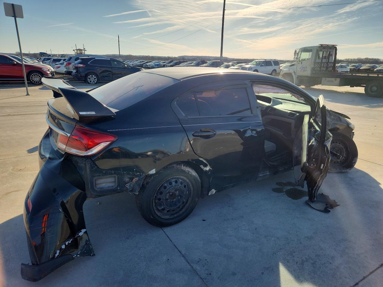 2013 Honda Civc Black vin: 2HGFB2F55DH598981